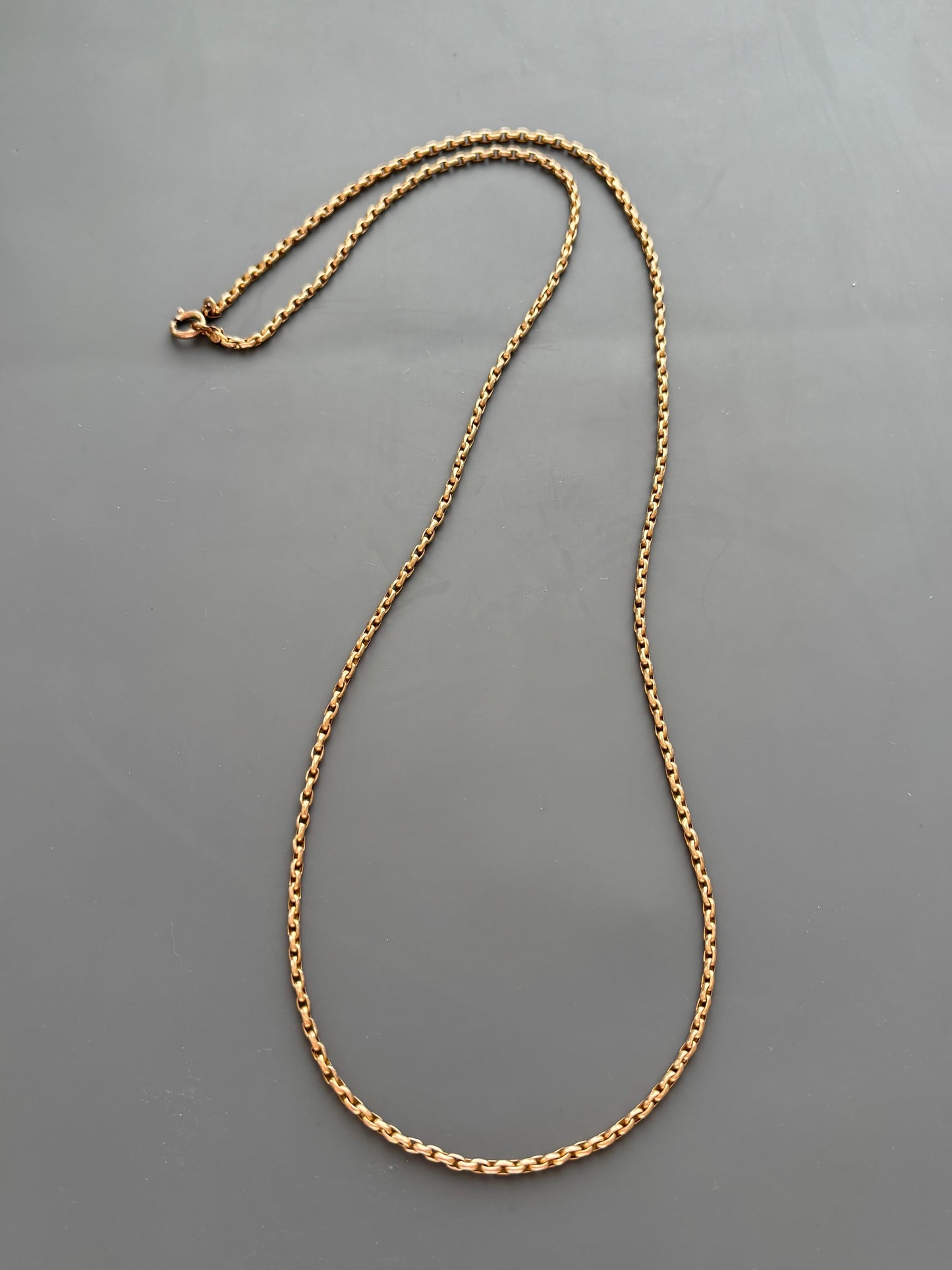 Antique 15k Gold Guard Chain Necklace