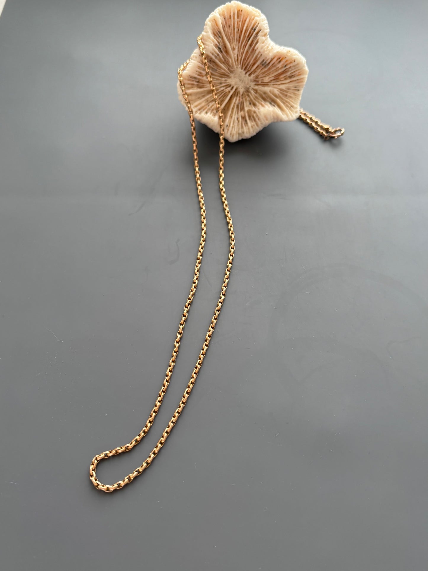 Antique 15k Gold Guard Chain Necklace