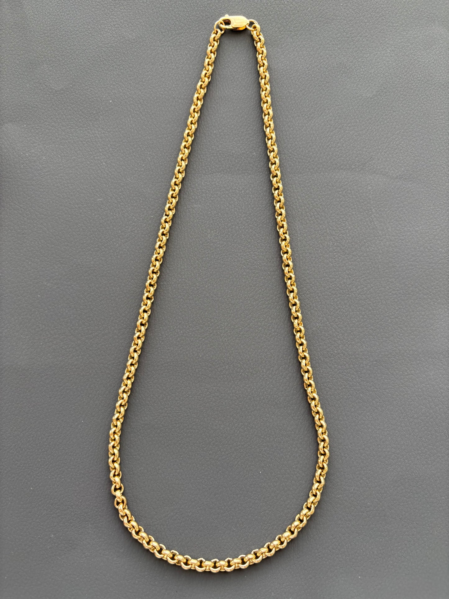 Vintage 9k Gold Rolo / Belcher Chain