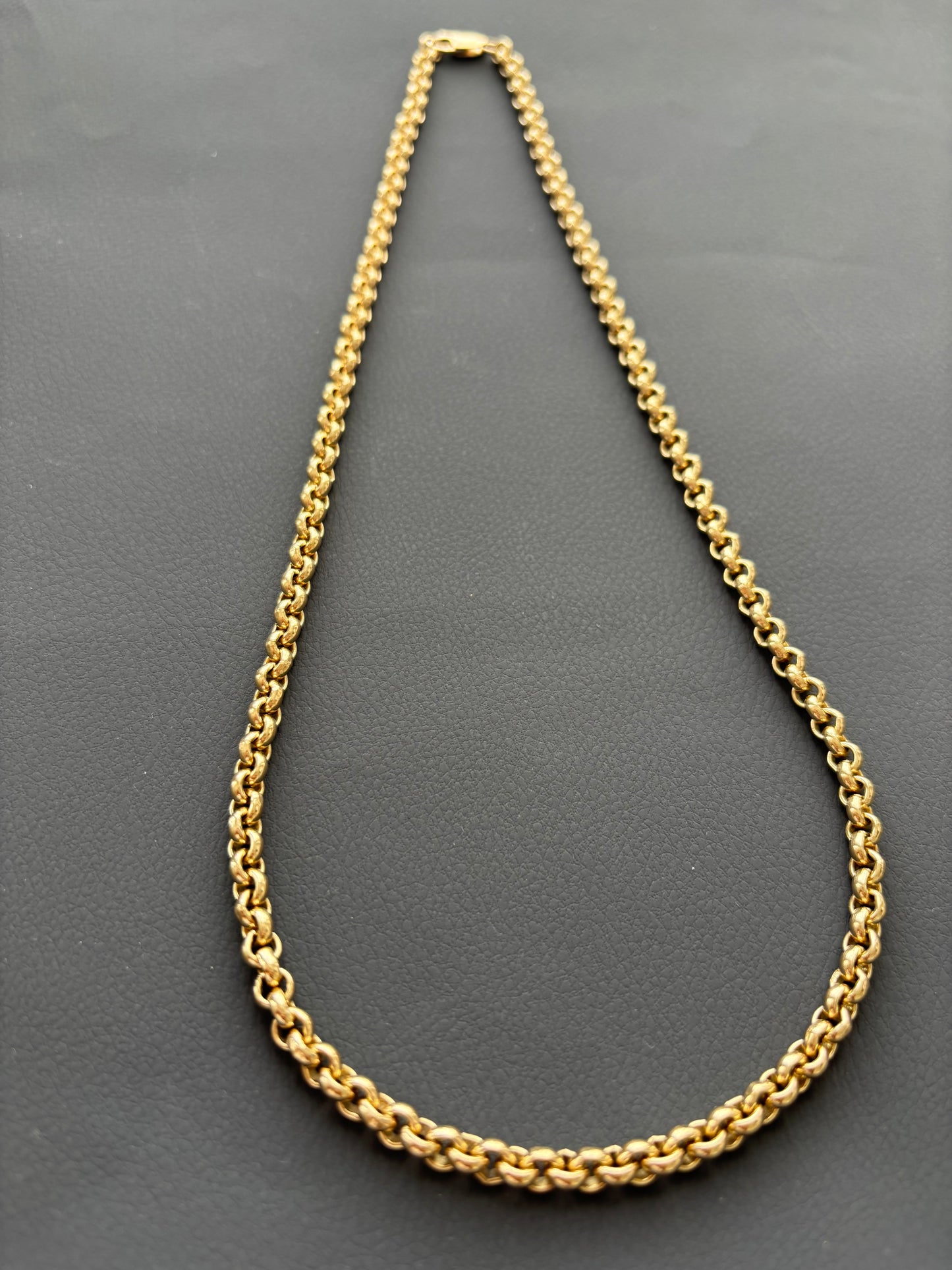 Vintage 9k Gold Rolo / Belcher Chain
