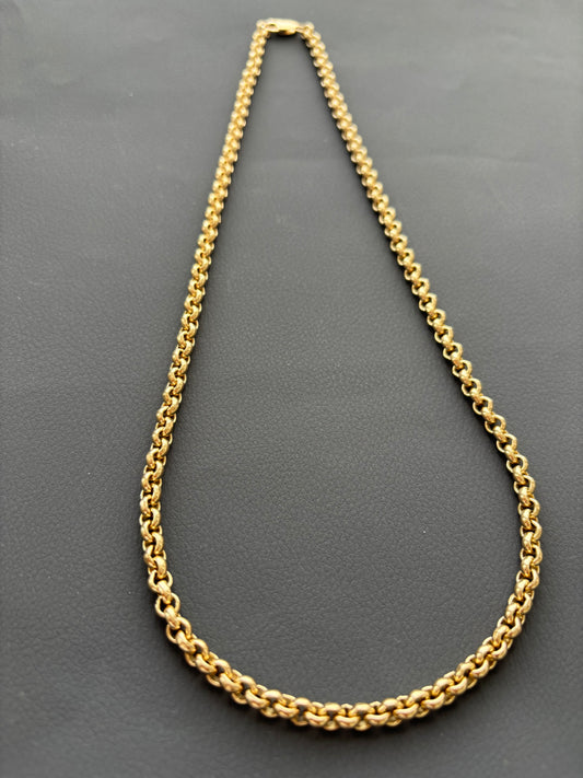 Vintage 9k Gold Rolo / Belcher Chain