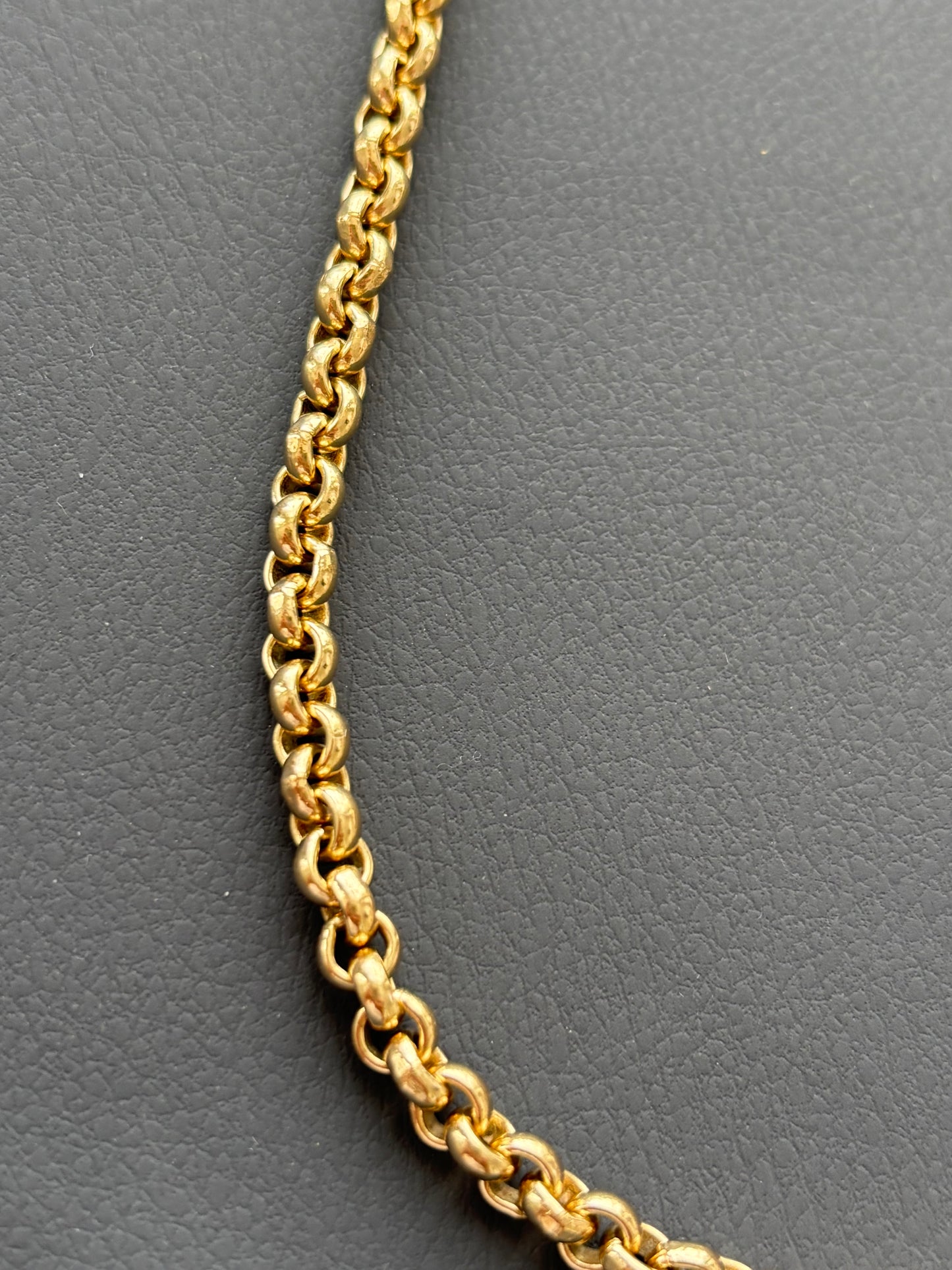 Vintage 9k Gold Rolo / Belcher Chain