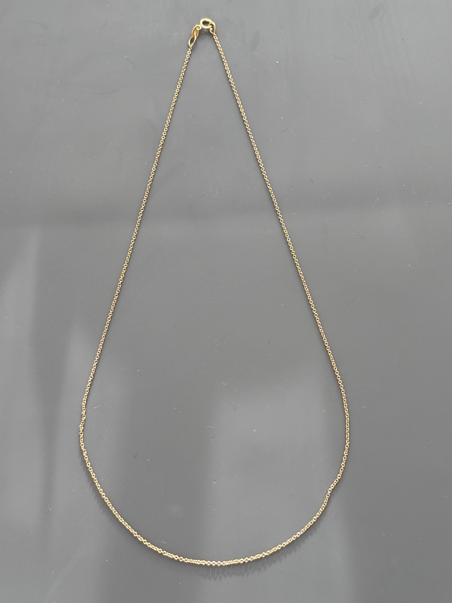 Vintage 18k Gold Fine Rolo / Belcher Chain