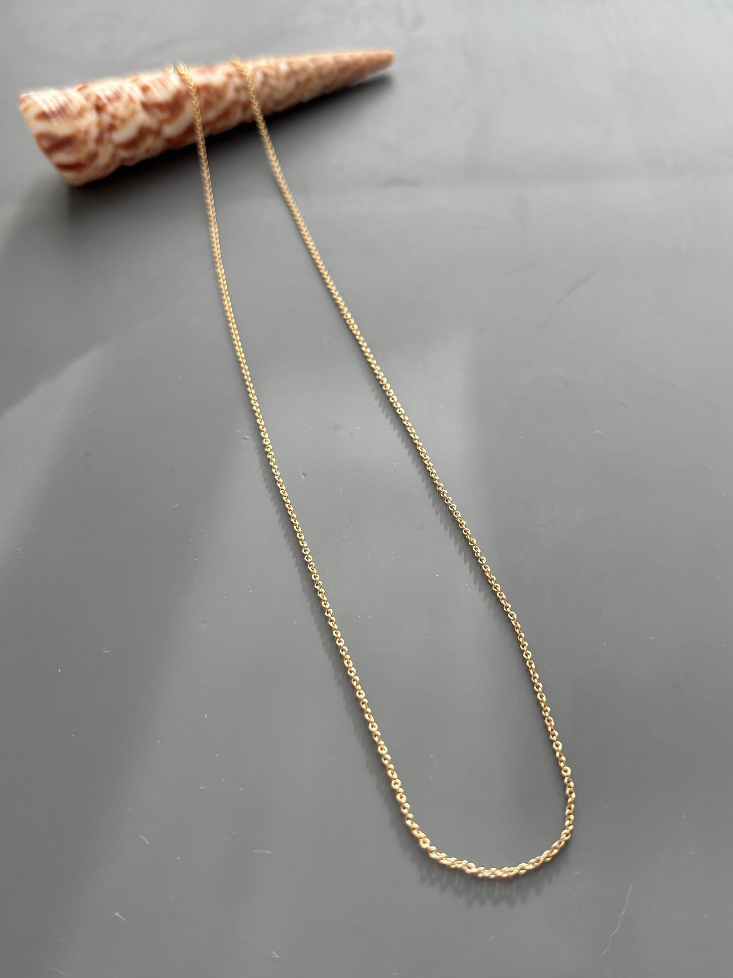 Vintage 18k Gold Fine Rolo / Belcher Chain