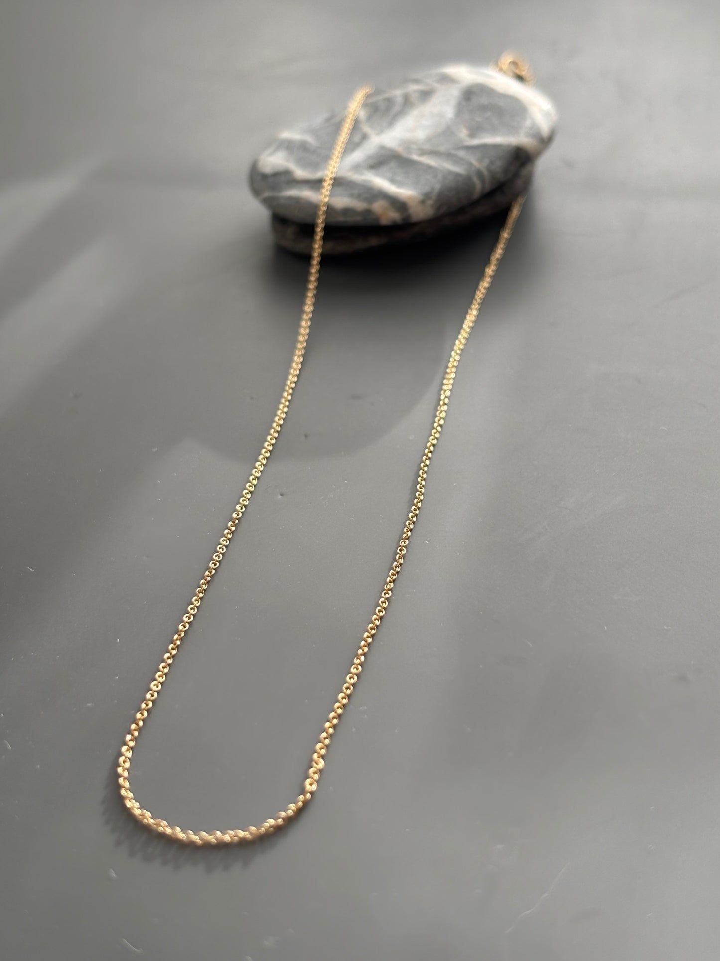 Vintage 18k Gold Fine Rolo / Belcher Chain