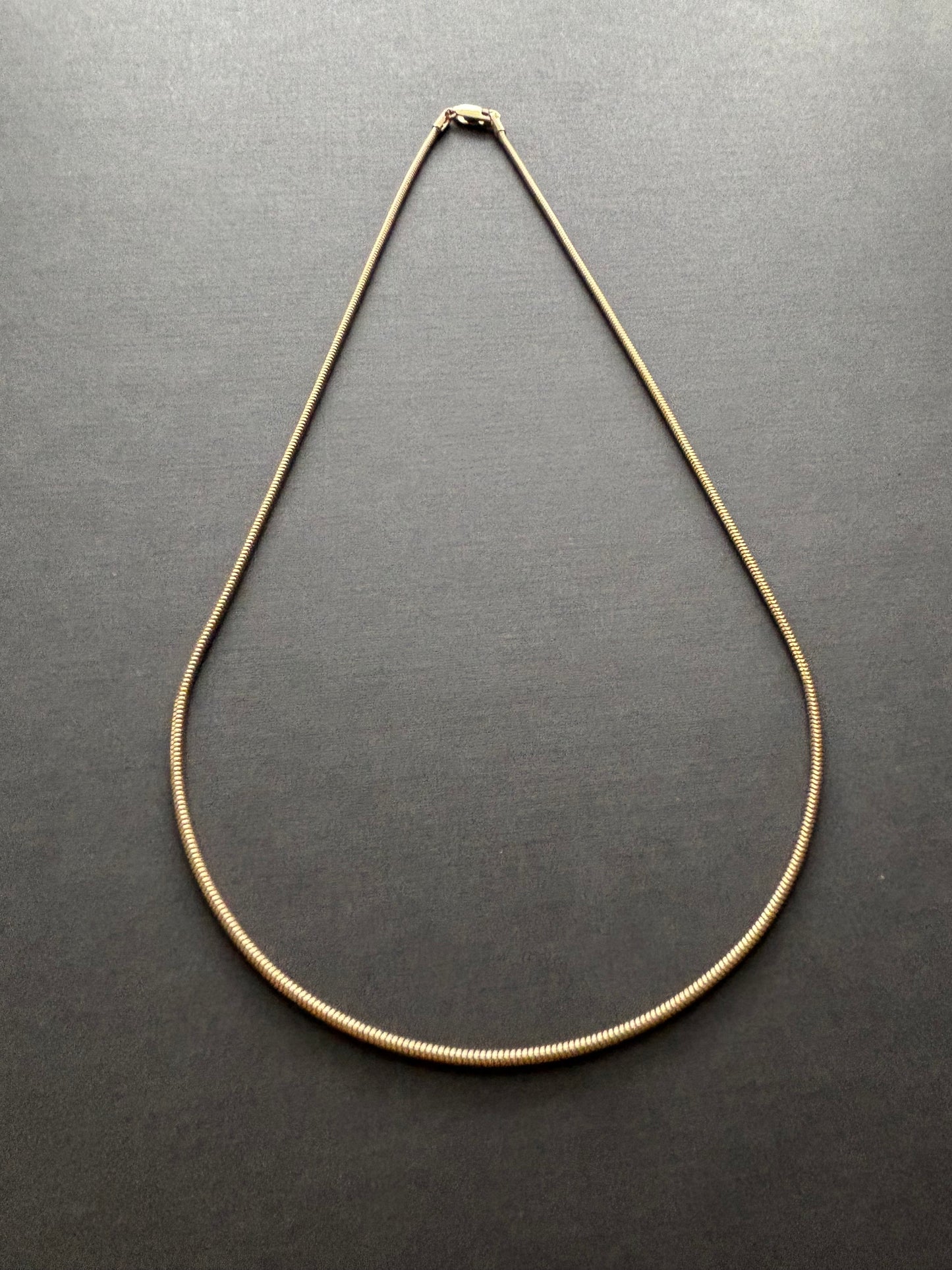 Vintage 9k Gold Snake Chain
