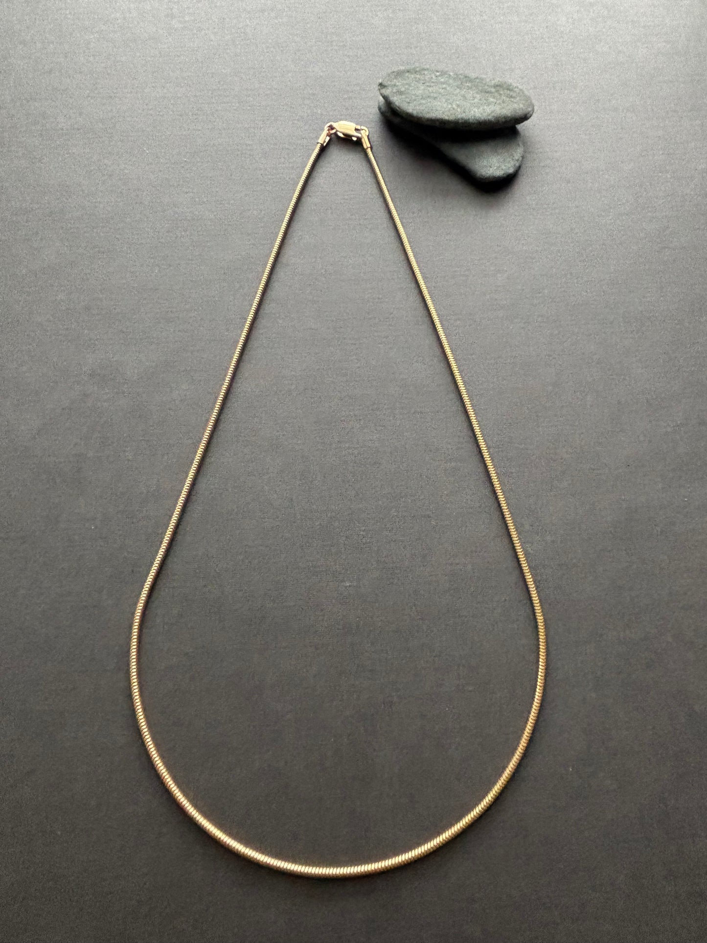 Vintage 9k Gold Snake Chain