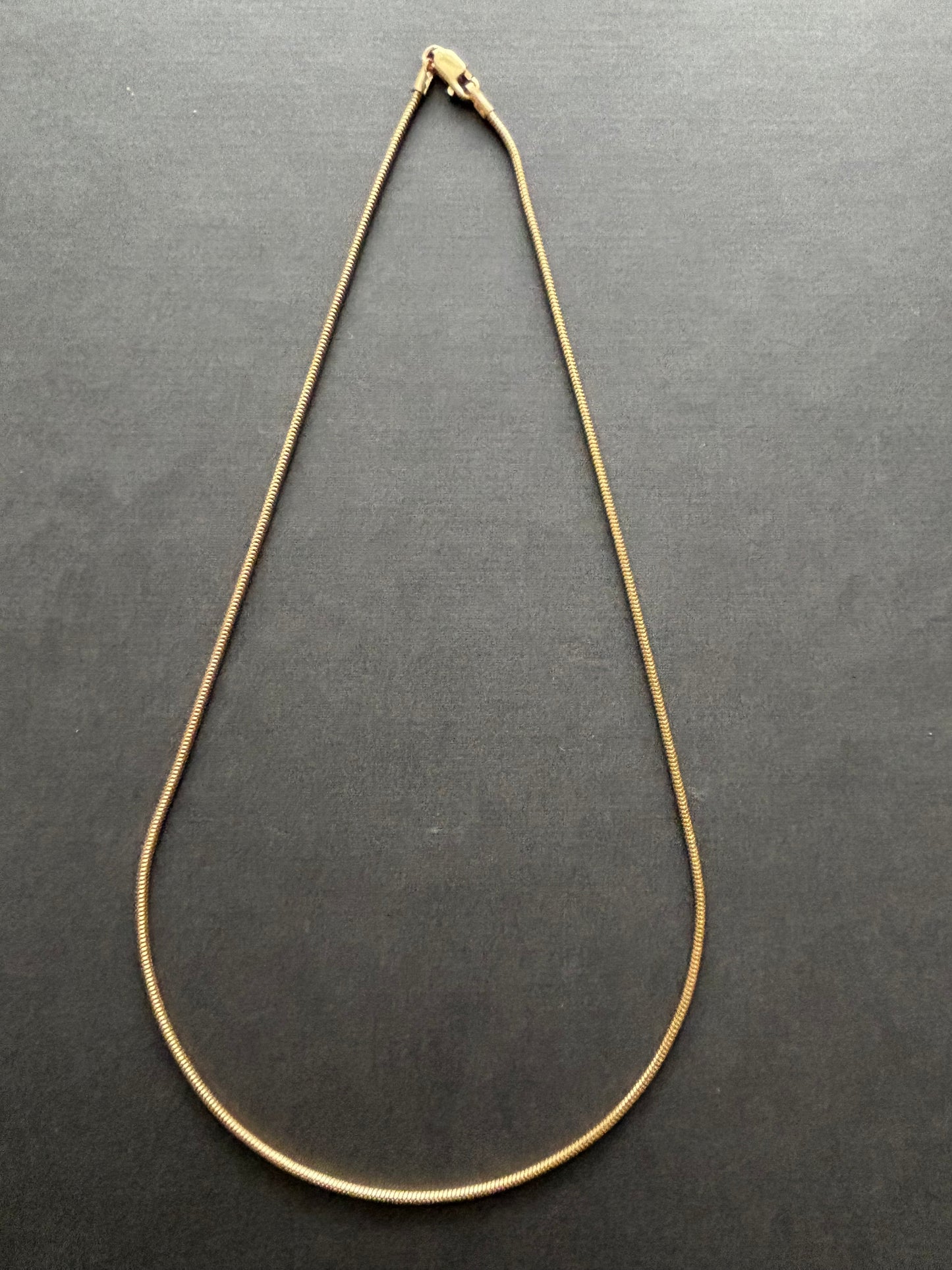 Vintage 9k Gold Snake Chain