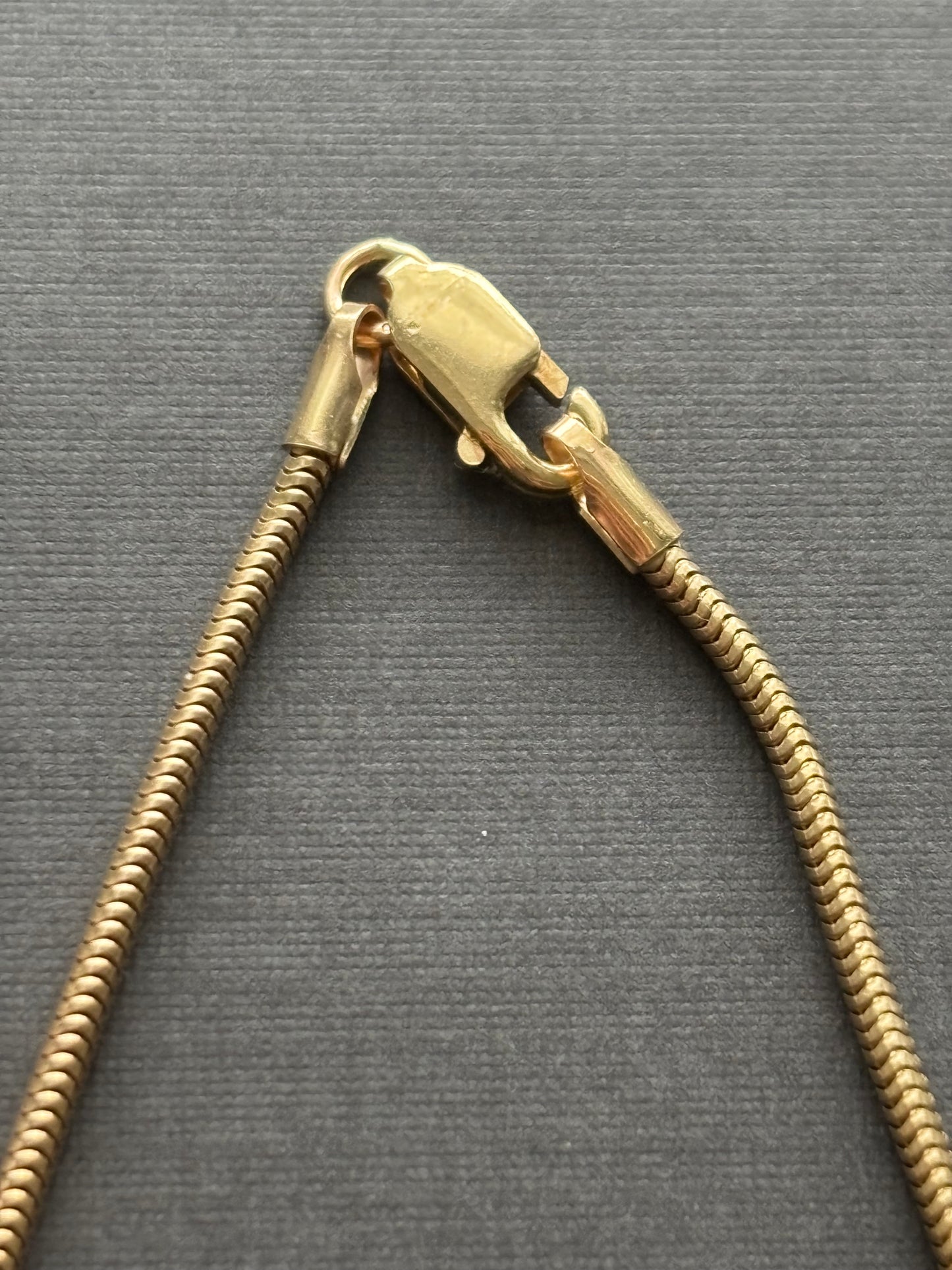 Vintage 9k Gold Snake Chain