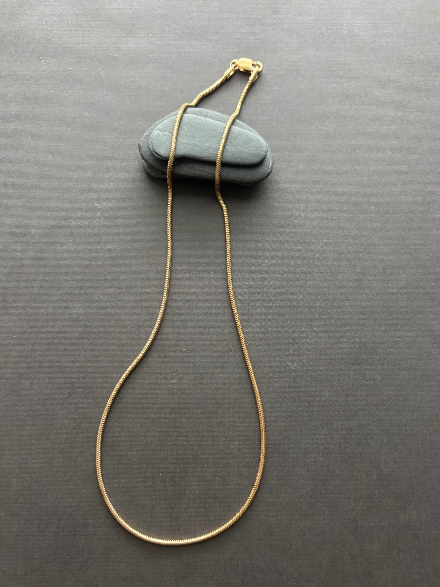 Vintage 9k Gold Snake Chain