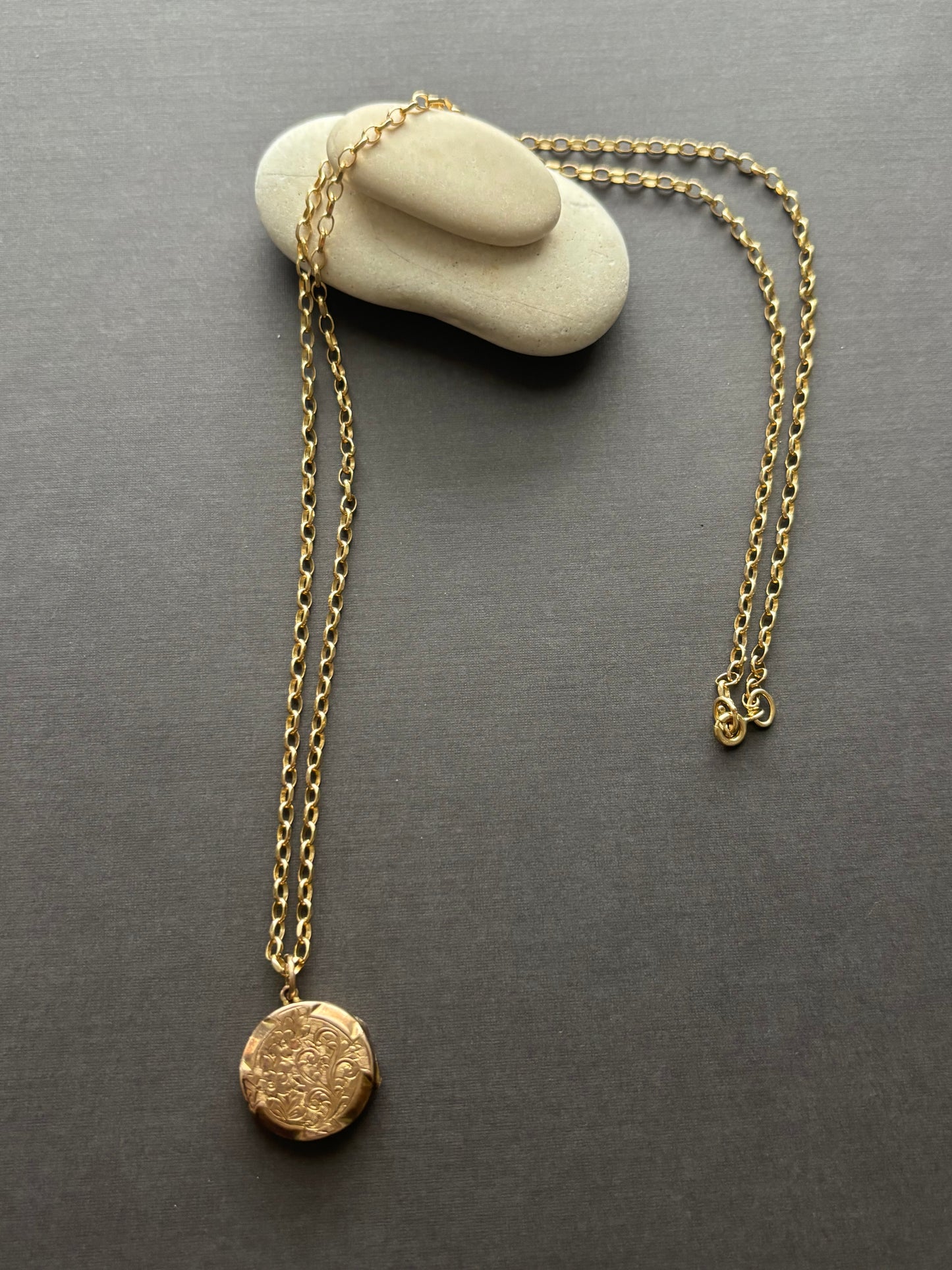 Vintage 9k Gold Belcher / Rolo Chain