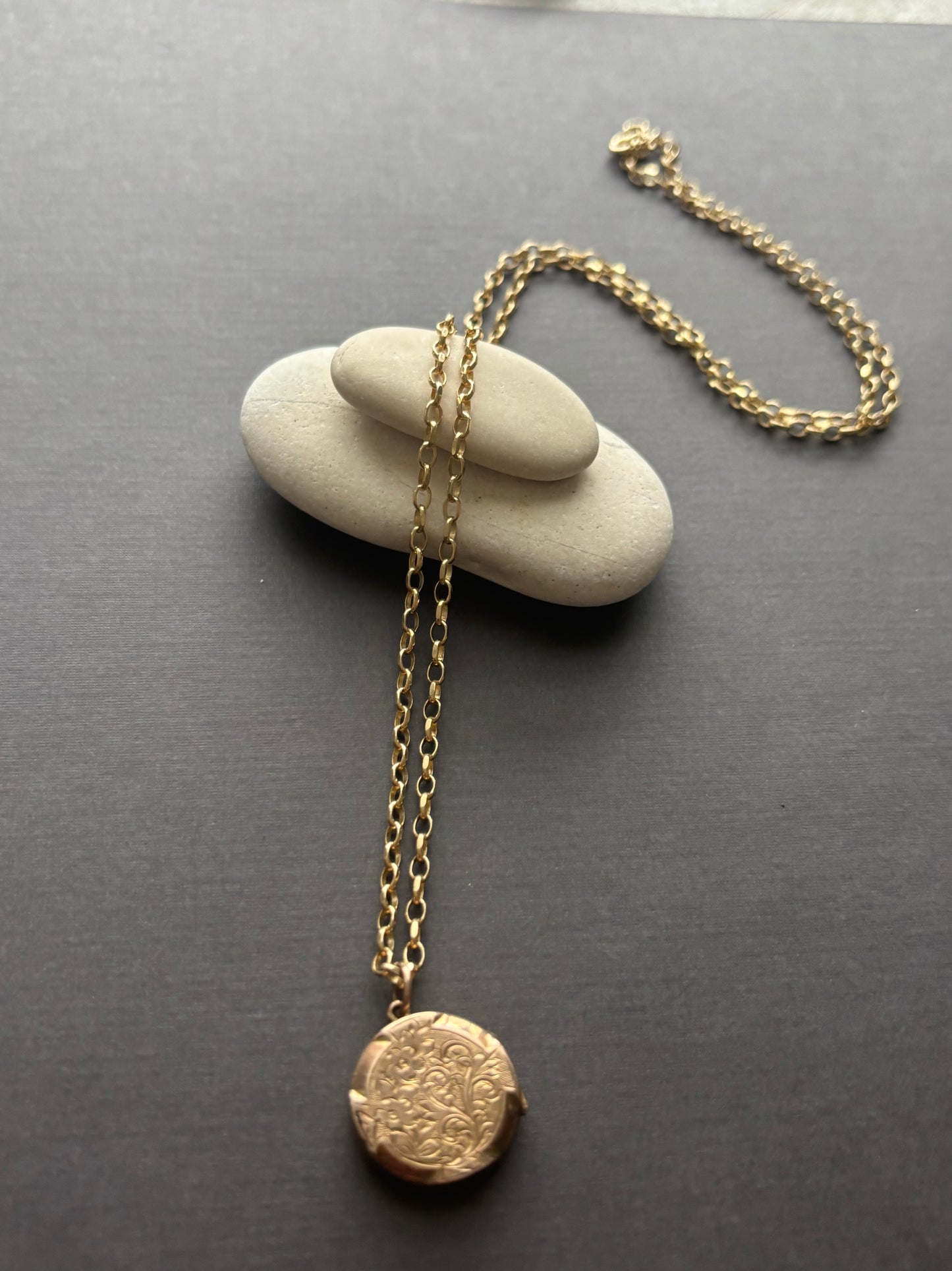 Vintage 9k Gold Belcher / Rolo Chain