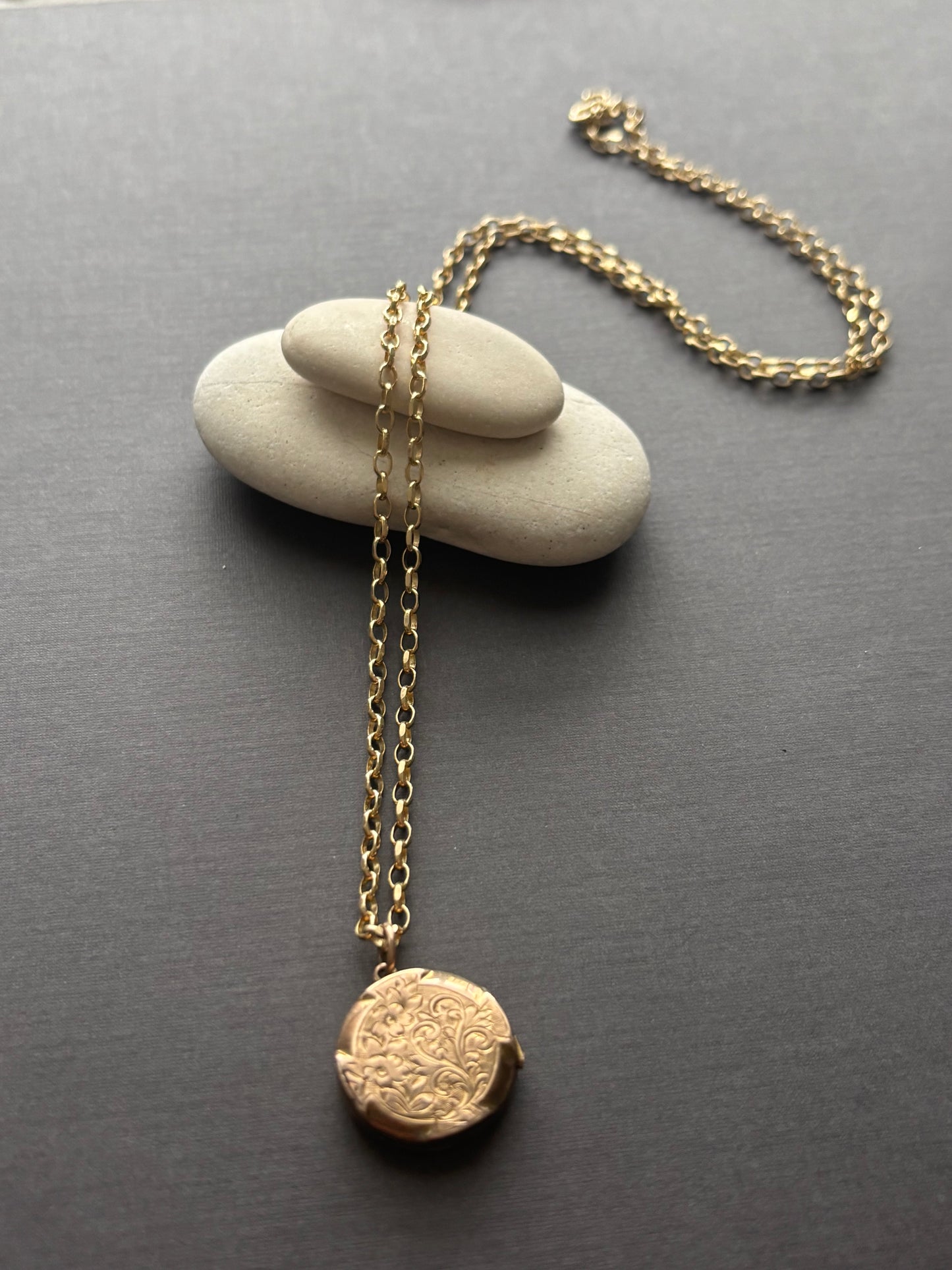 Vintage 9k Gold Belcher / Rolo Chain