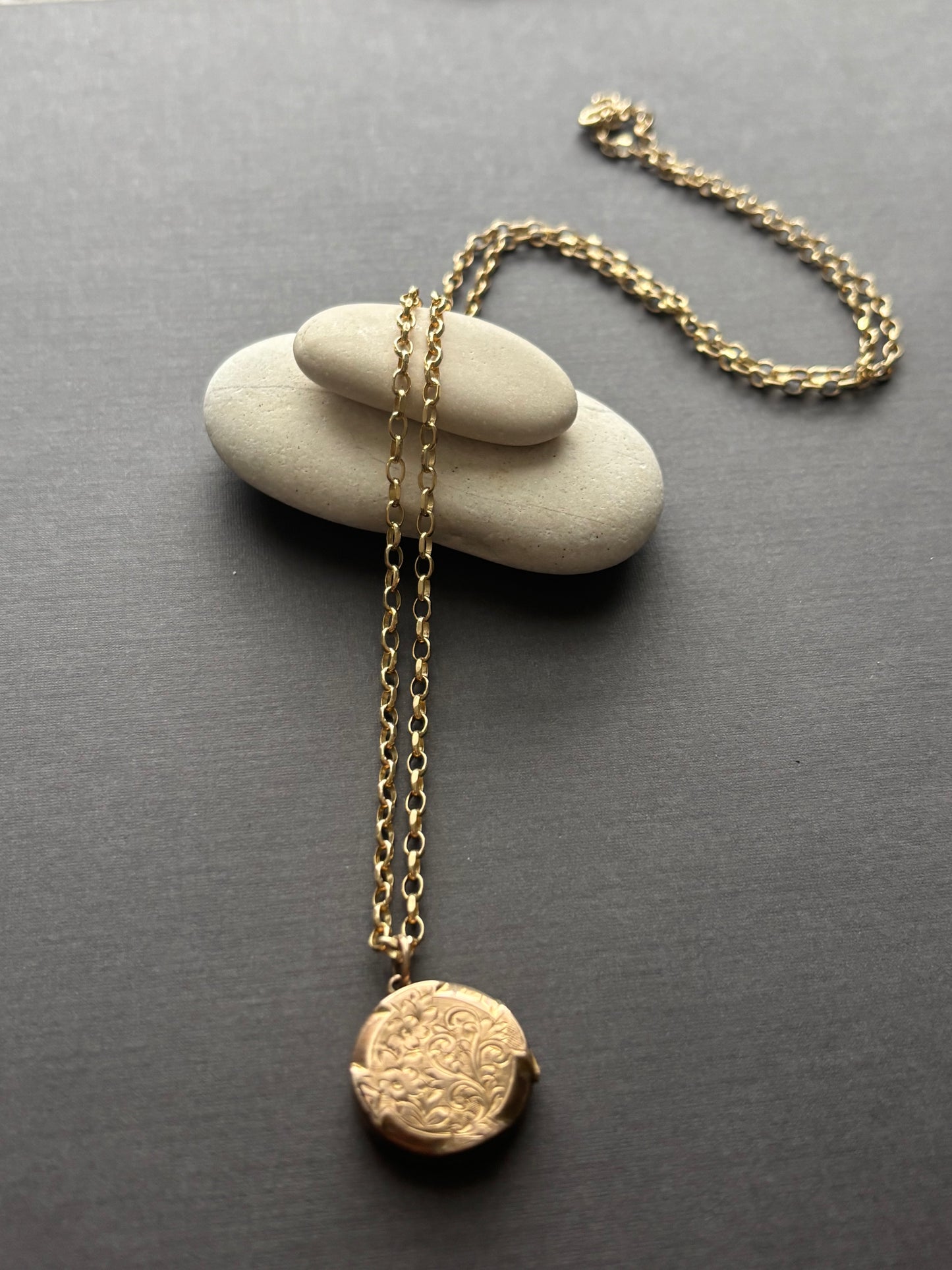 Vintage 9k Gold Belcher / Rolo Chain