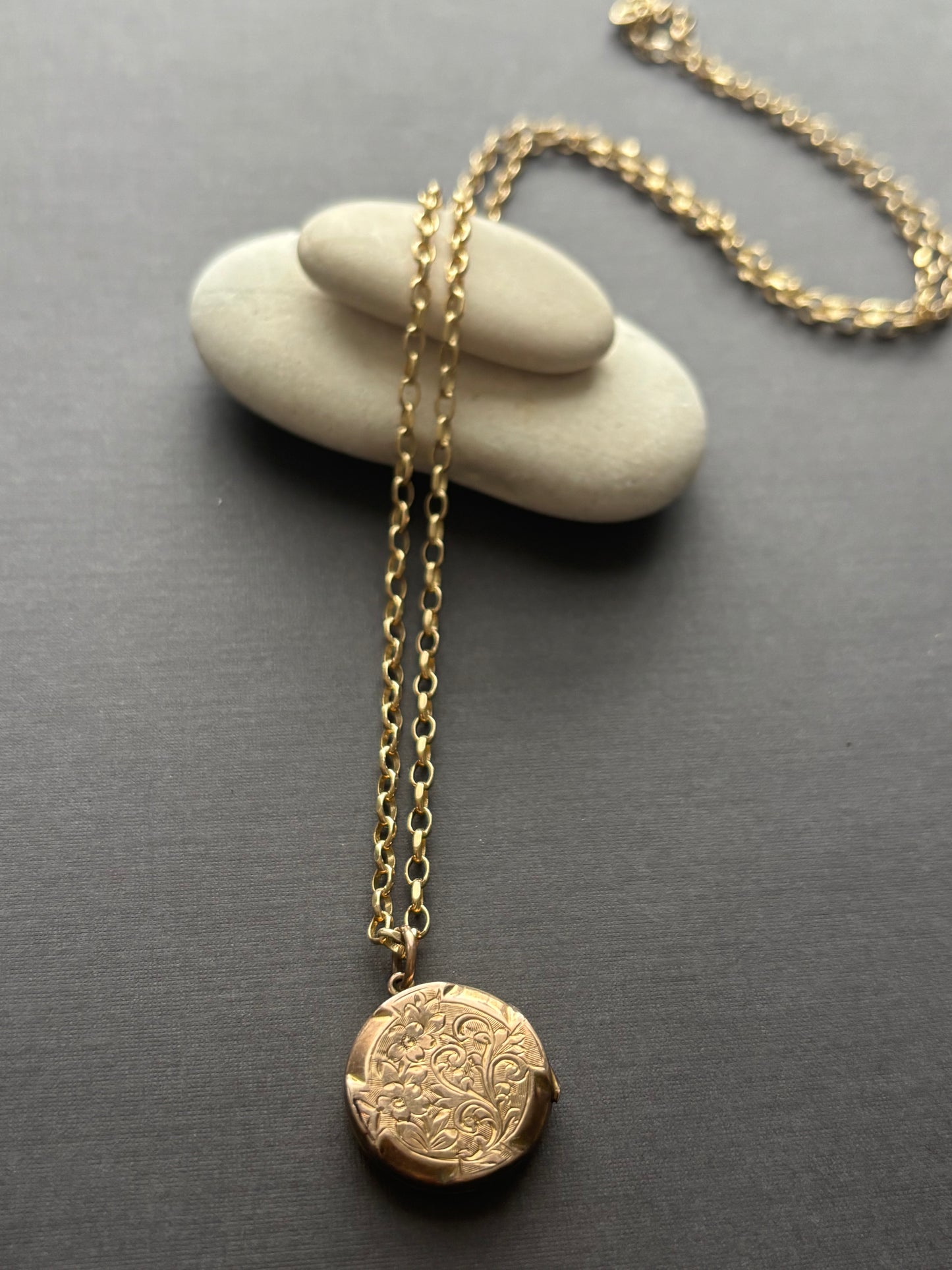 Vintage 9k Gold Belcher / Rolo Chain