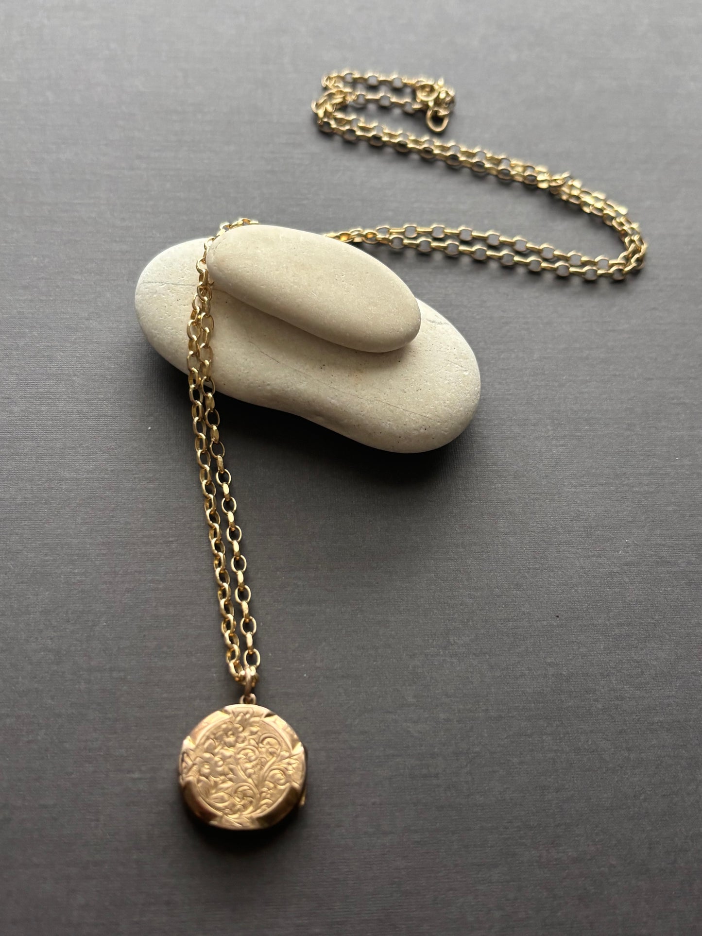 Vintage 9k Gold Belcher / Rolo Chain