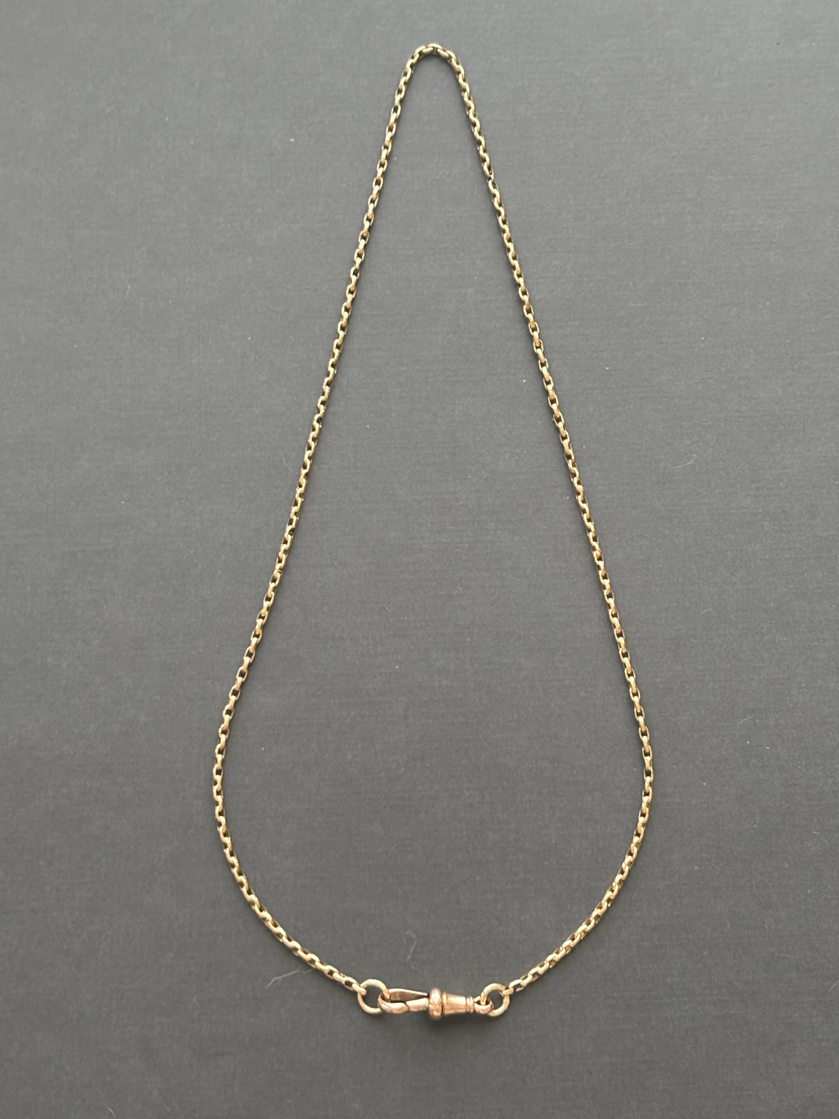 Antique 9k Gold Guard Chain Necklace