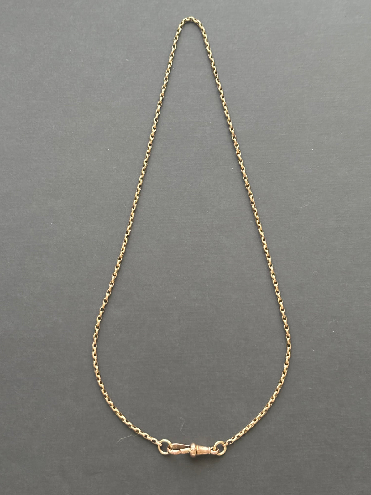 Antique 9k Gold Guard Chain Necklace