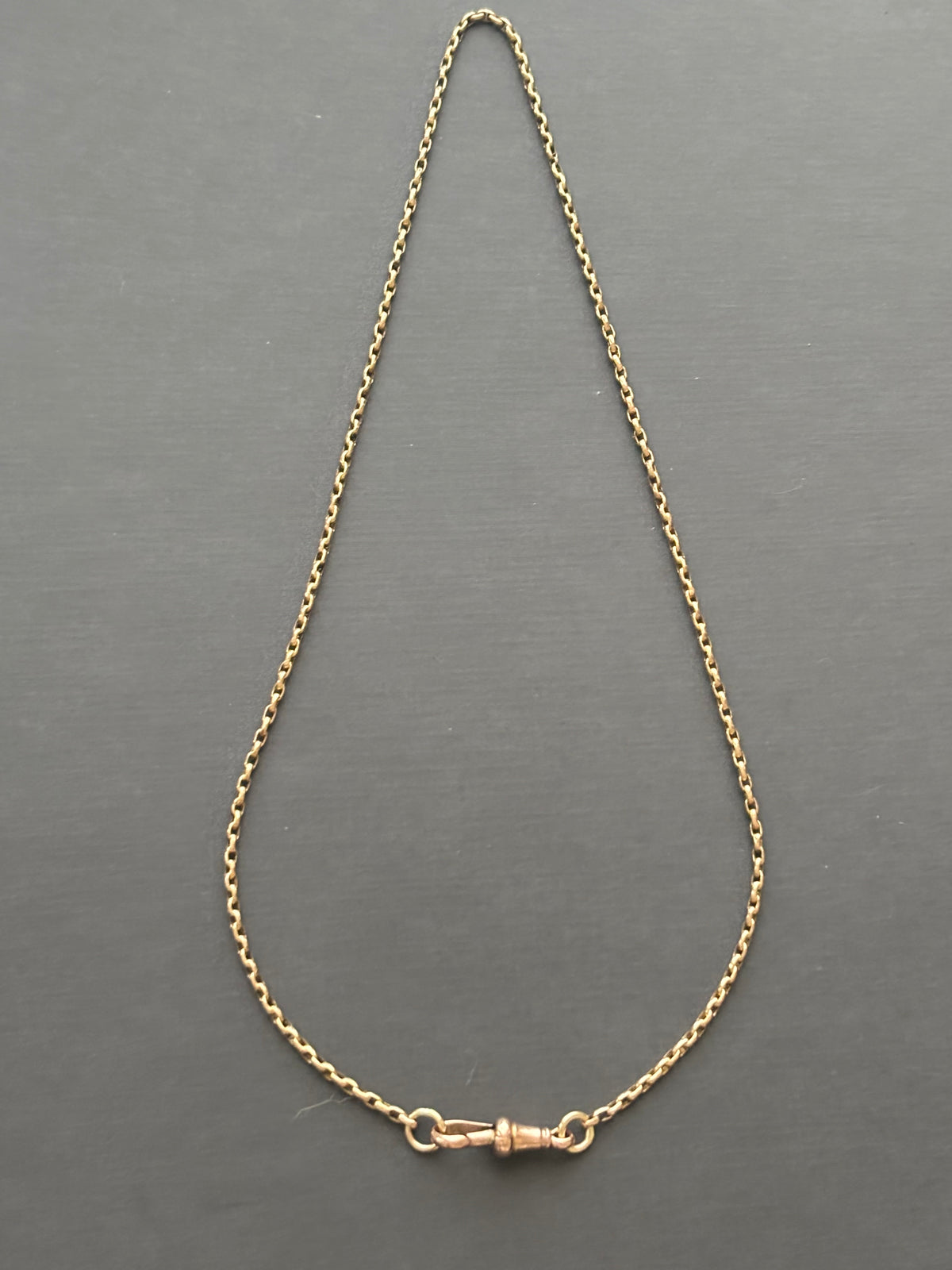 Antique 9k Gold Guard Chain Necklace