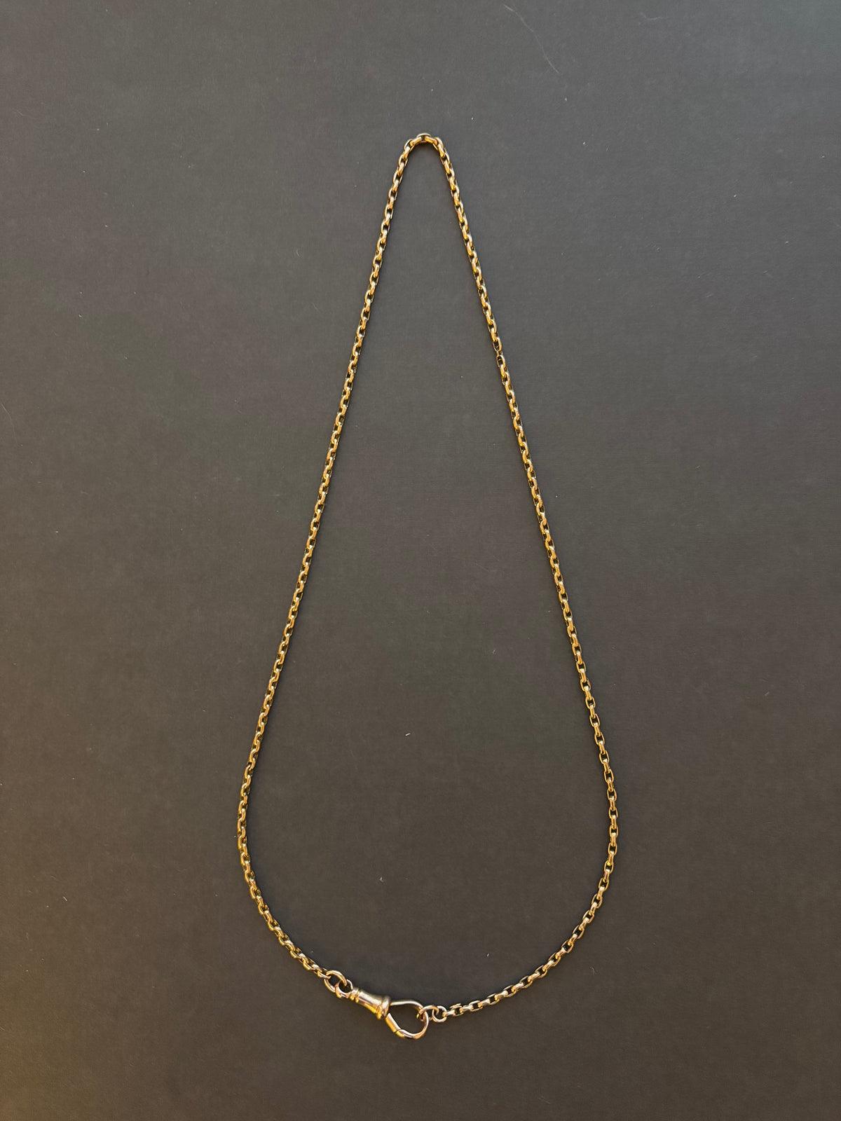 Vintage 9k Gold Guard Chain Necklace
