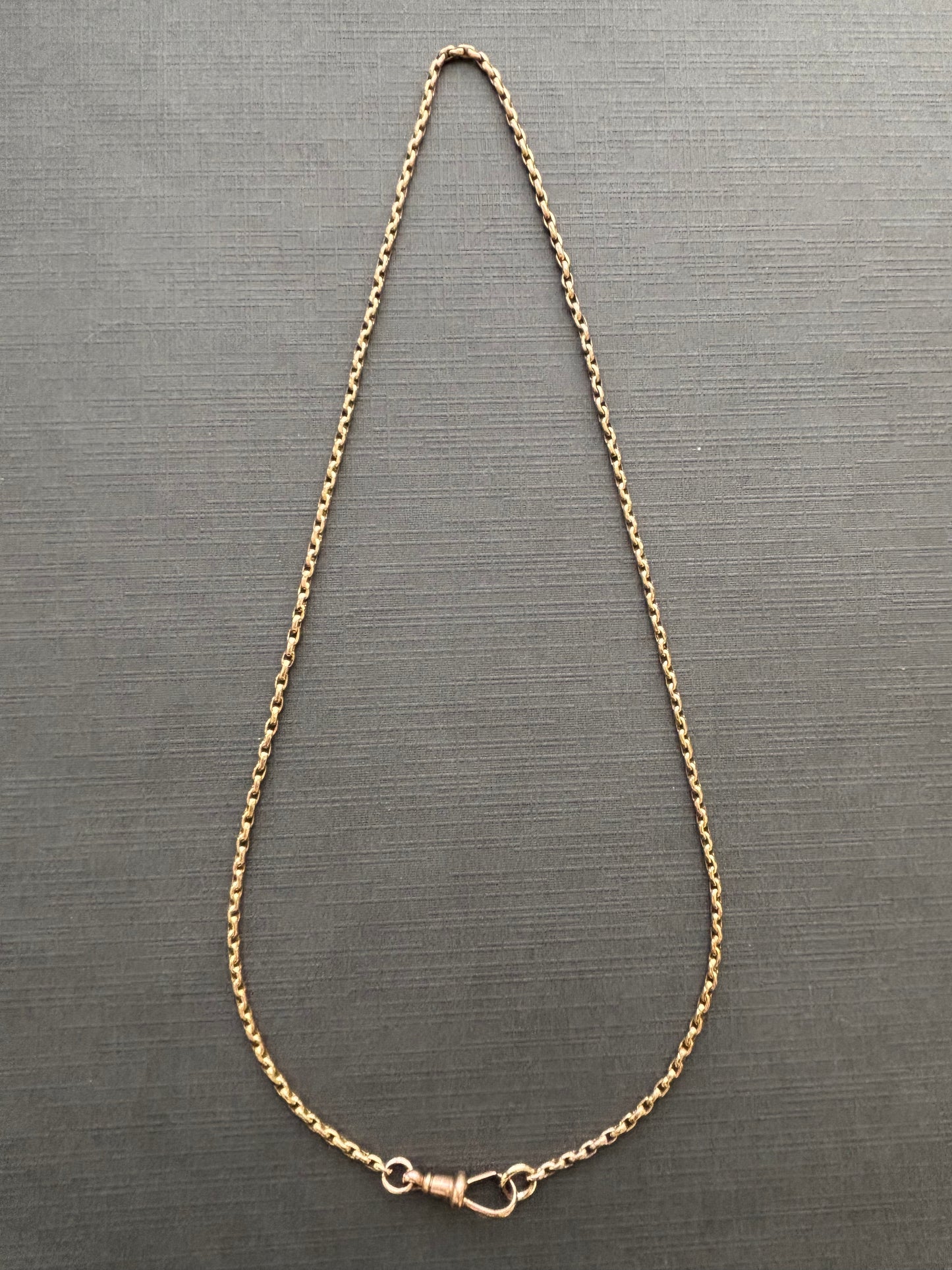 Vintage 9k Gold Guard Chain Necklace