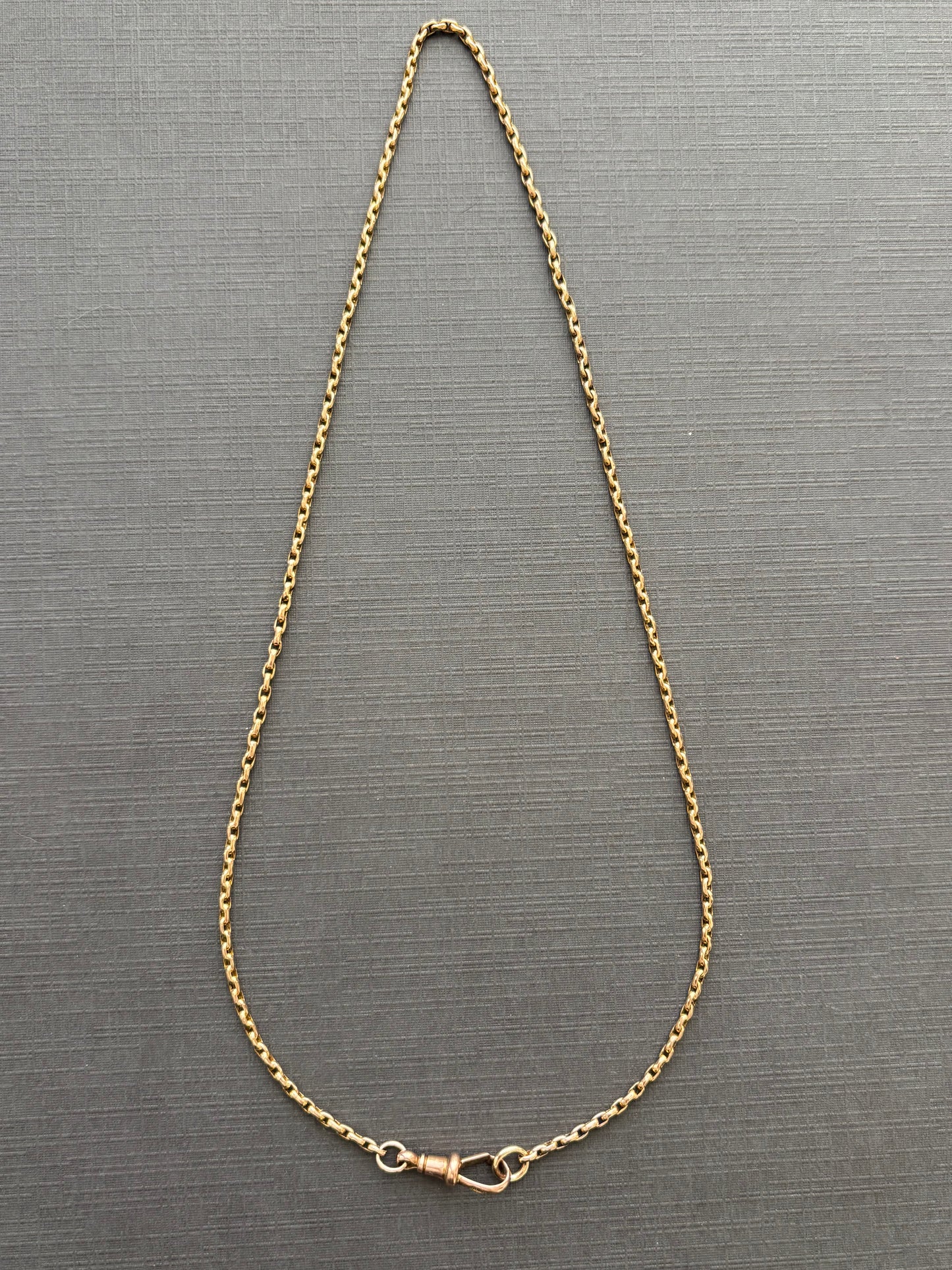 Vintage 9k Gold Guard Chain Necklace