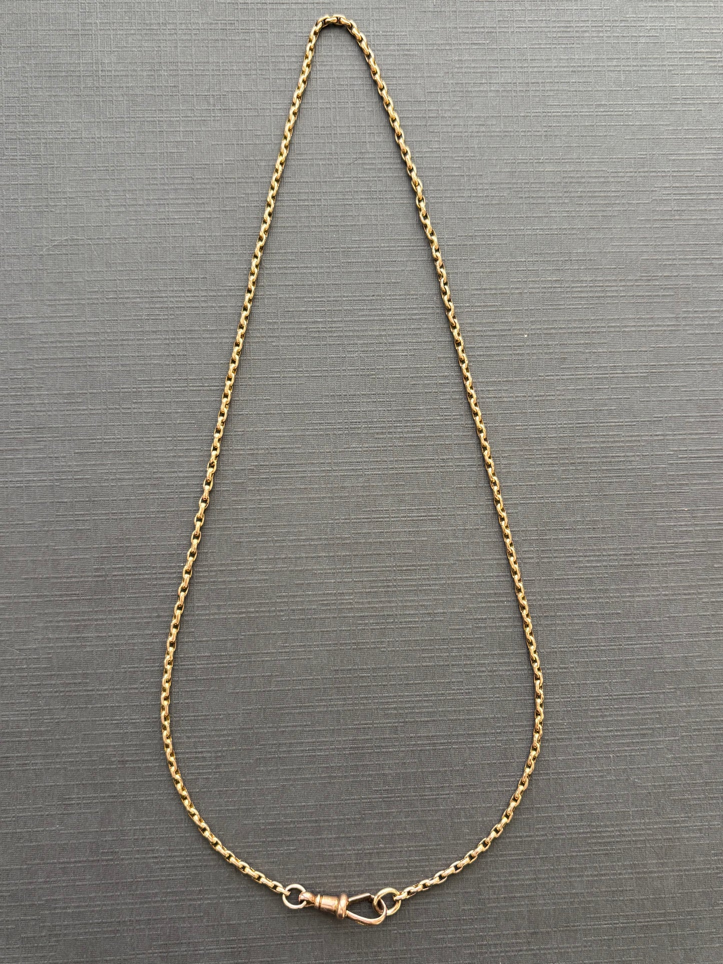 Vintage 9k Gold Guard Chain Necklace