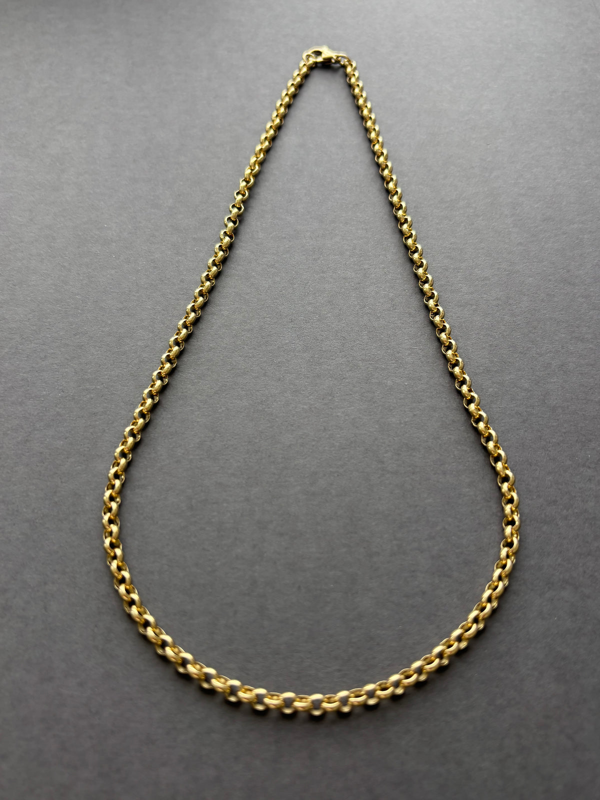 Vintage 9k Gold Belcher / Rolo Chain