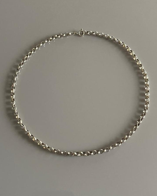 Gorgeous Sterling Silver Belcher Style Chain