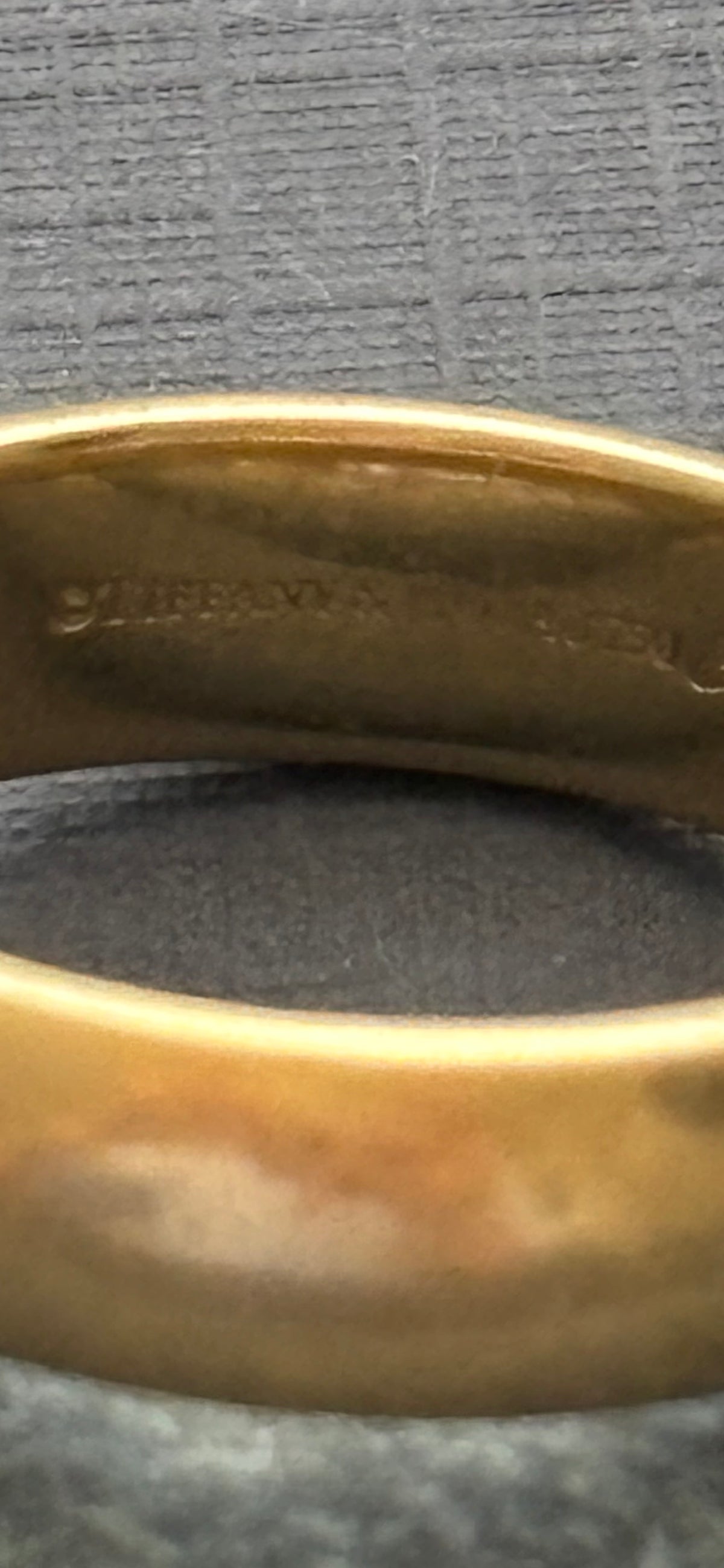 Vintage Tiffany &  Co. 18k Gold Band Ring