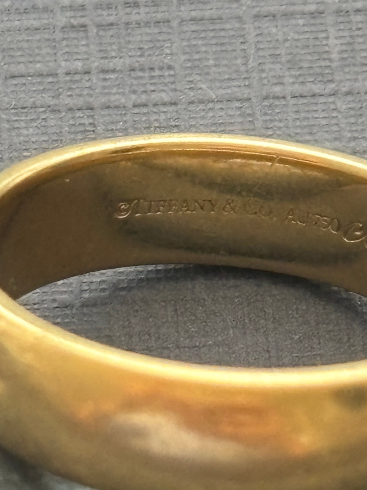 Vintage Tiffany &  Co. 18k Gold Band Ring