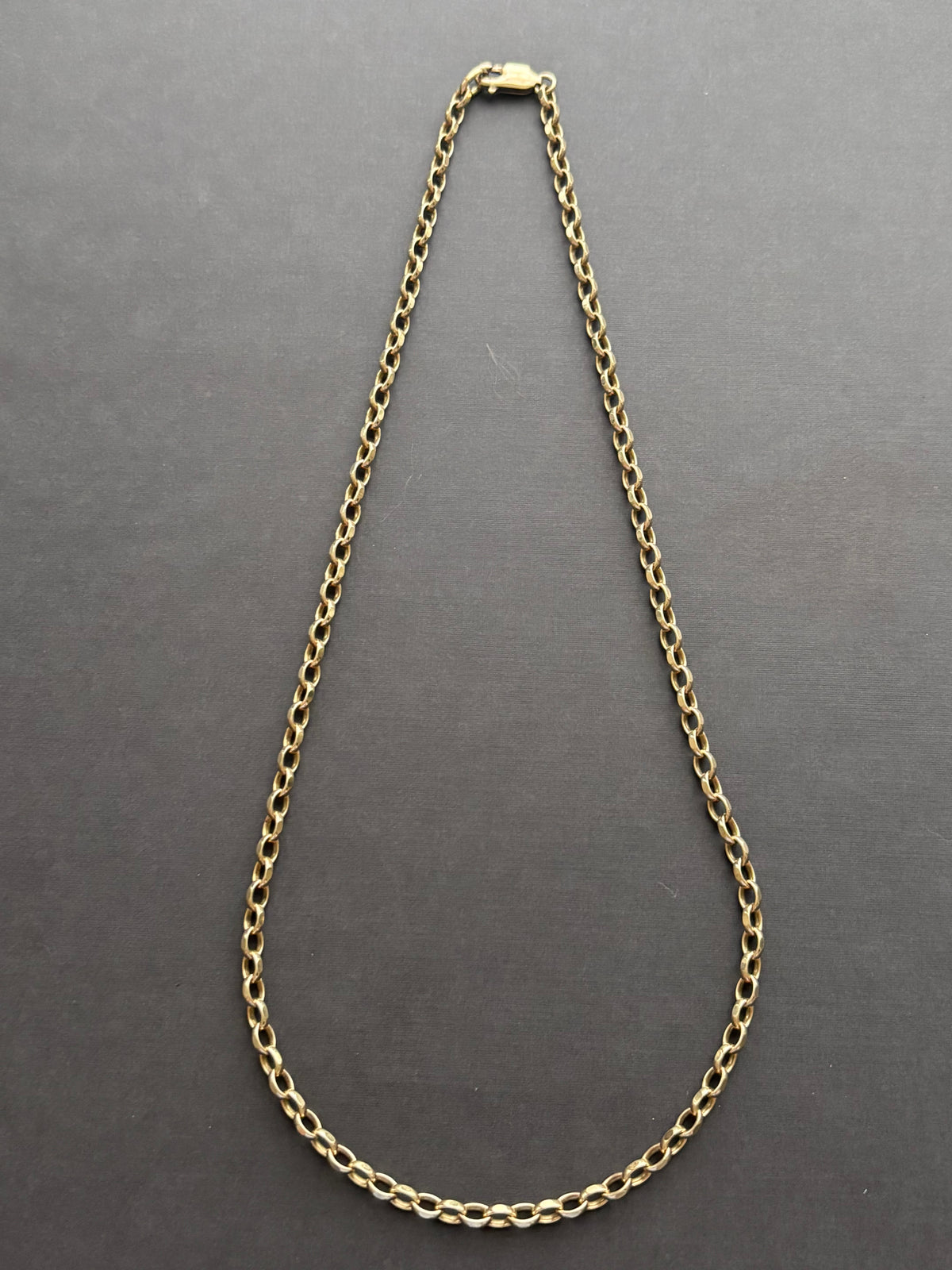 Vintage 9k Gold Belcher / Rolo Chain