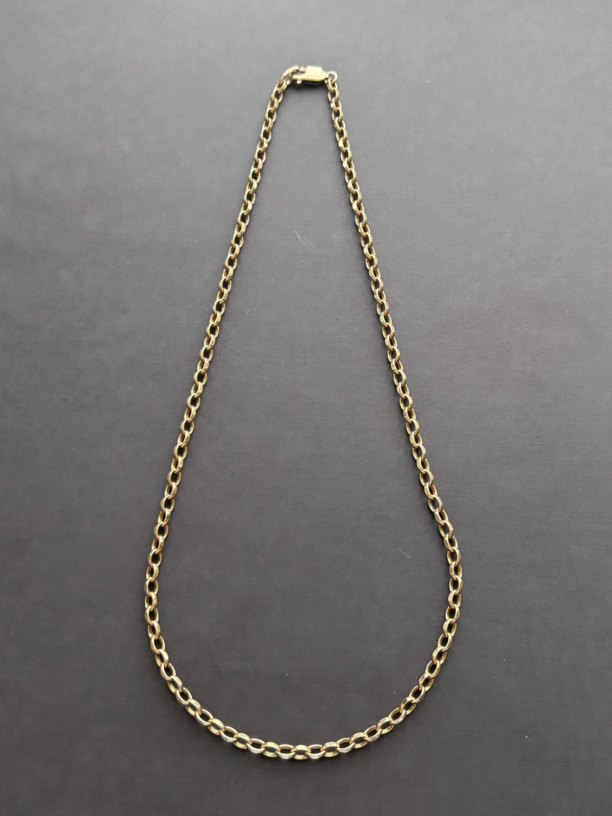 Vintage 9k Gold Belcher / Rolo Chain