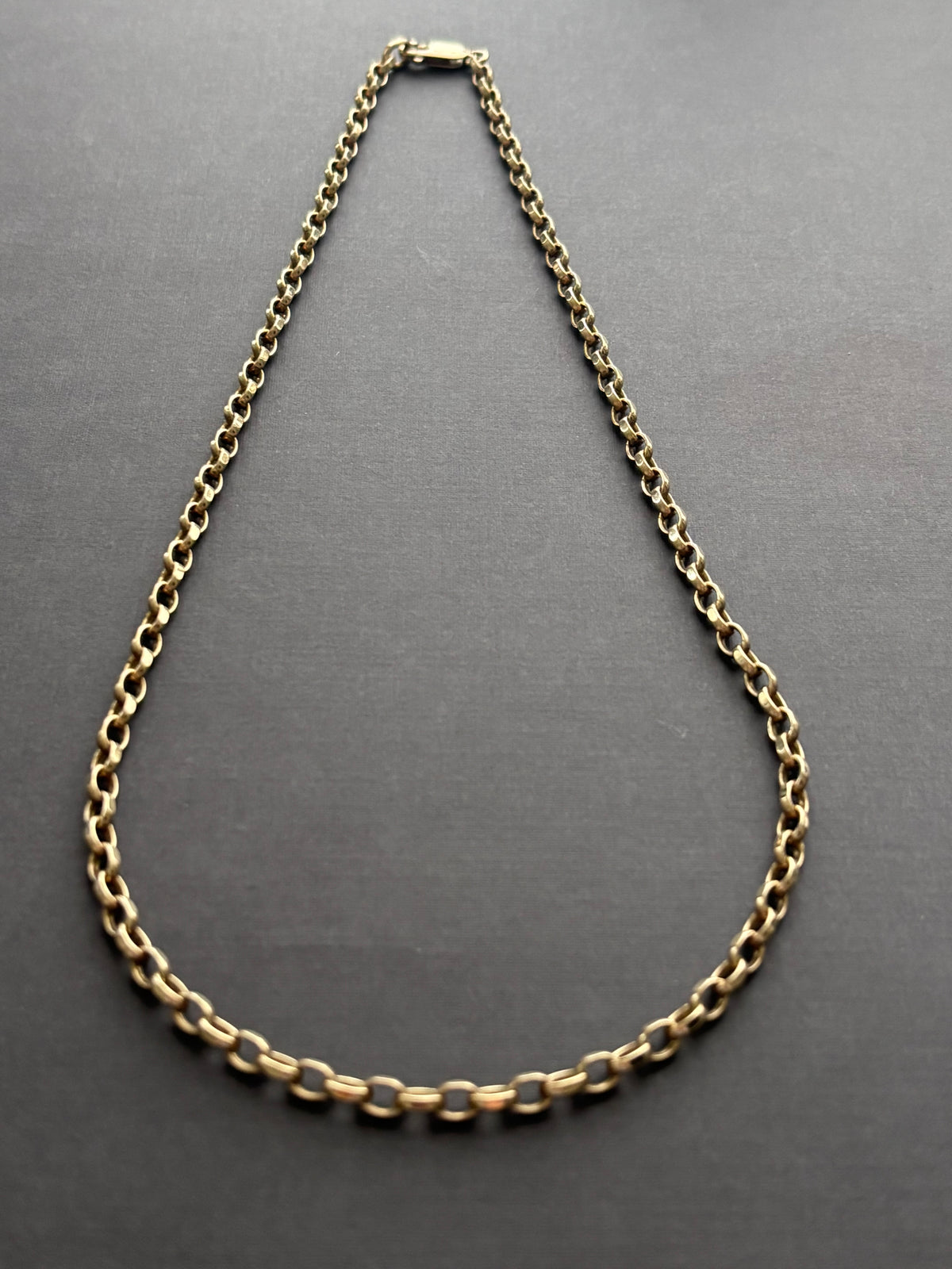 Vintage 9k Gold Belcher / Rolo Chain