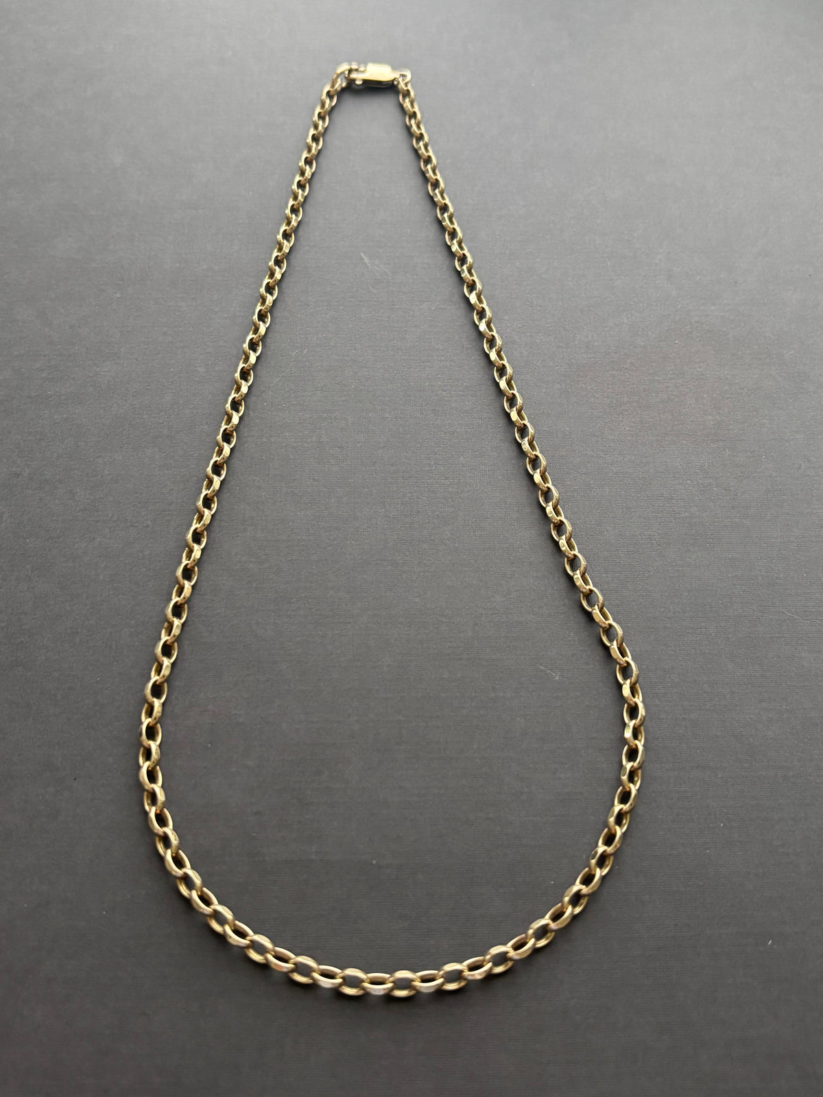 Vintage 9k Gold Belcher / Rolo Chain