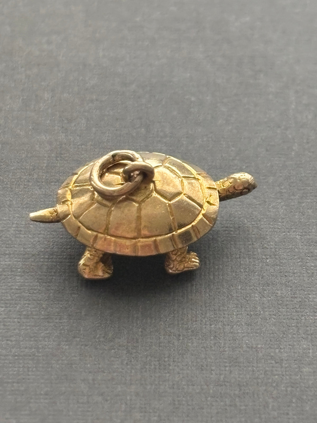 Vintage 9k Gold Turtle Charm