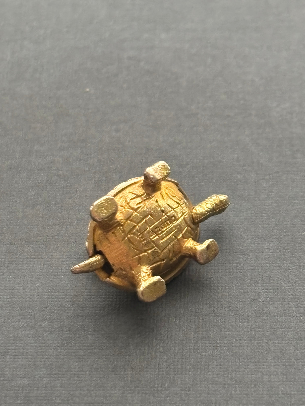 Vintage 9k Gold Turtle Charm