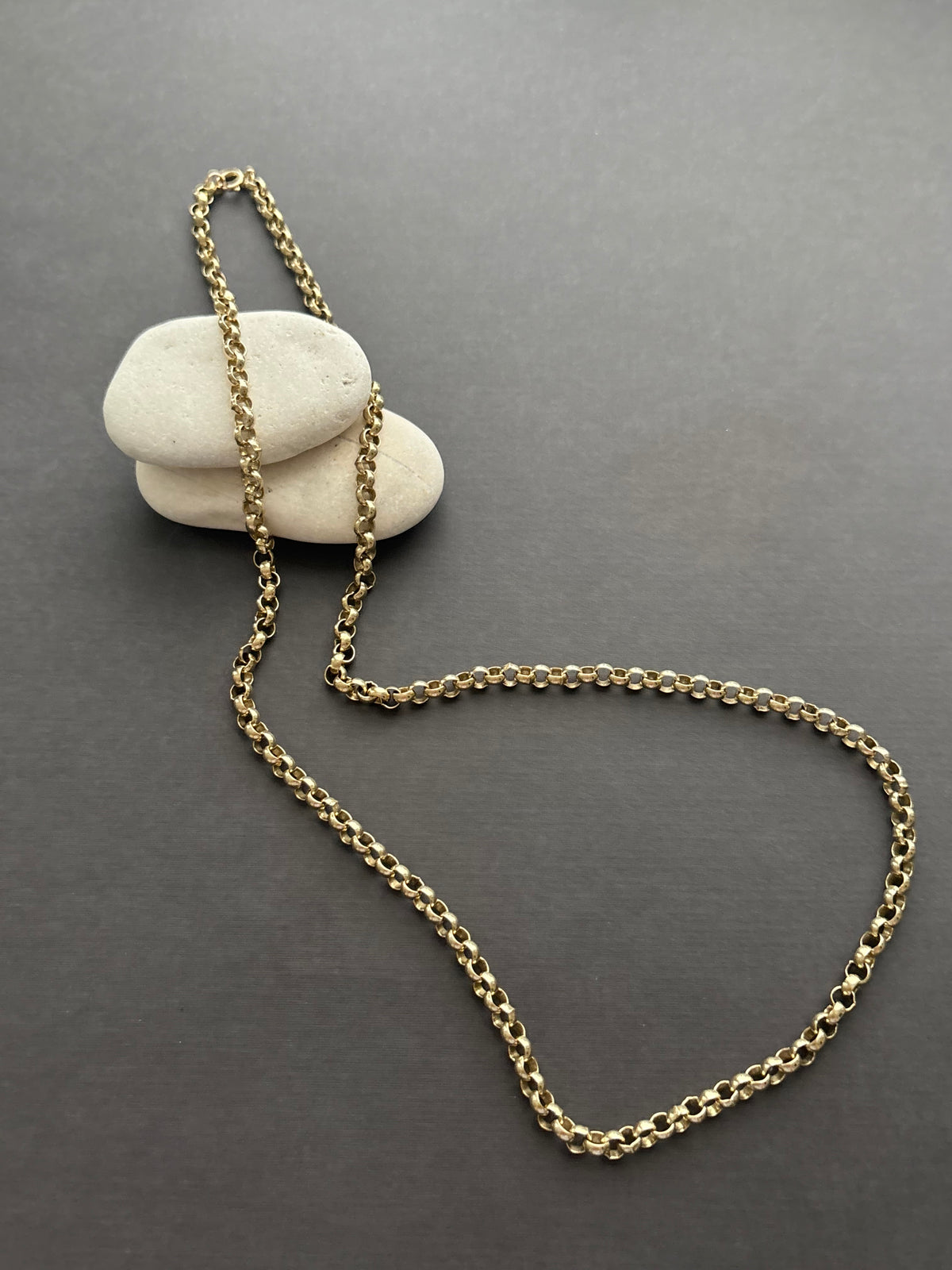 Vintage 9k Gold Belcher Chain