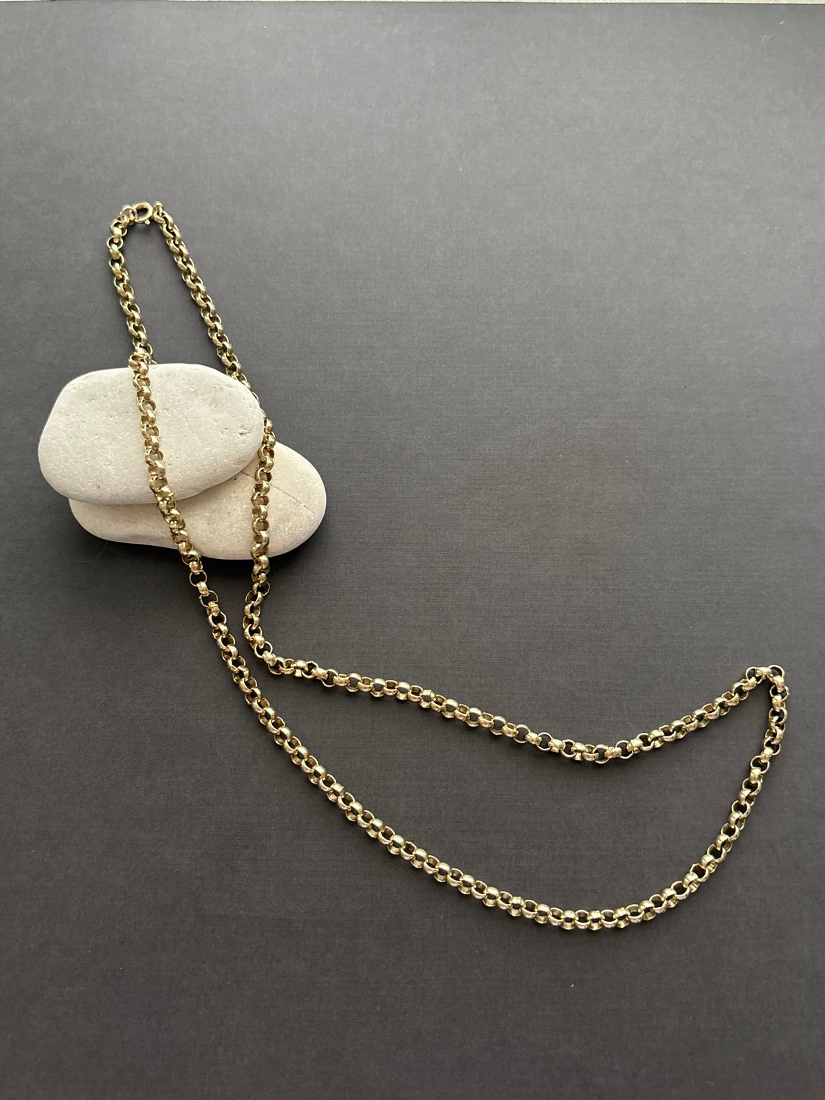 Vintage 9k Gold Belcher Chain