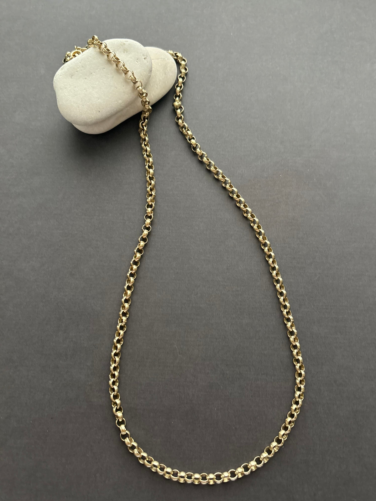 Vintage 9k Gold Belcher Chain