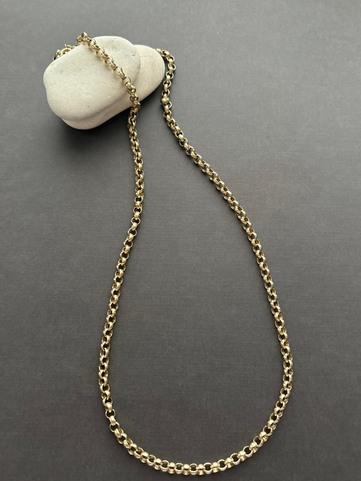 Vintage 9k Gold Belcher Chain