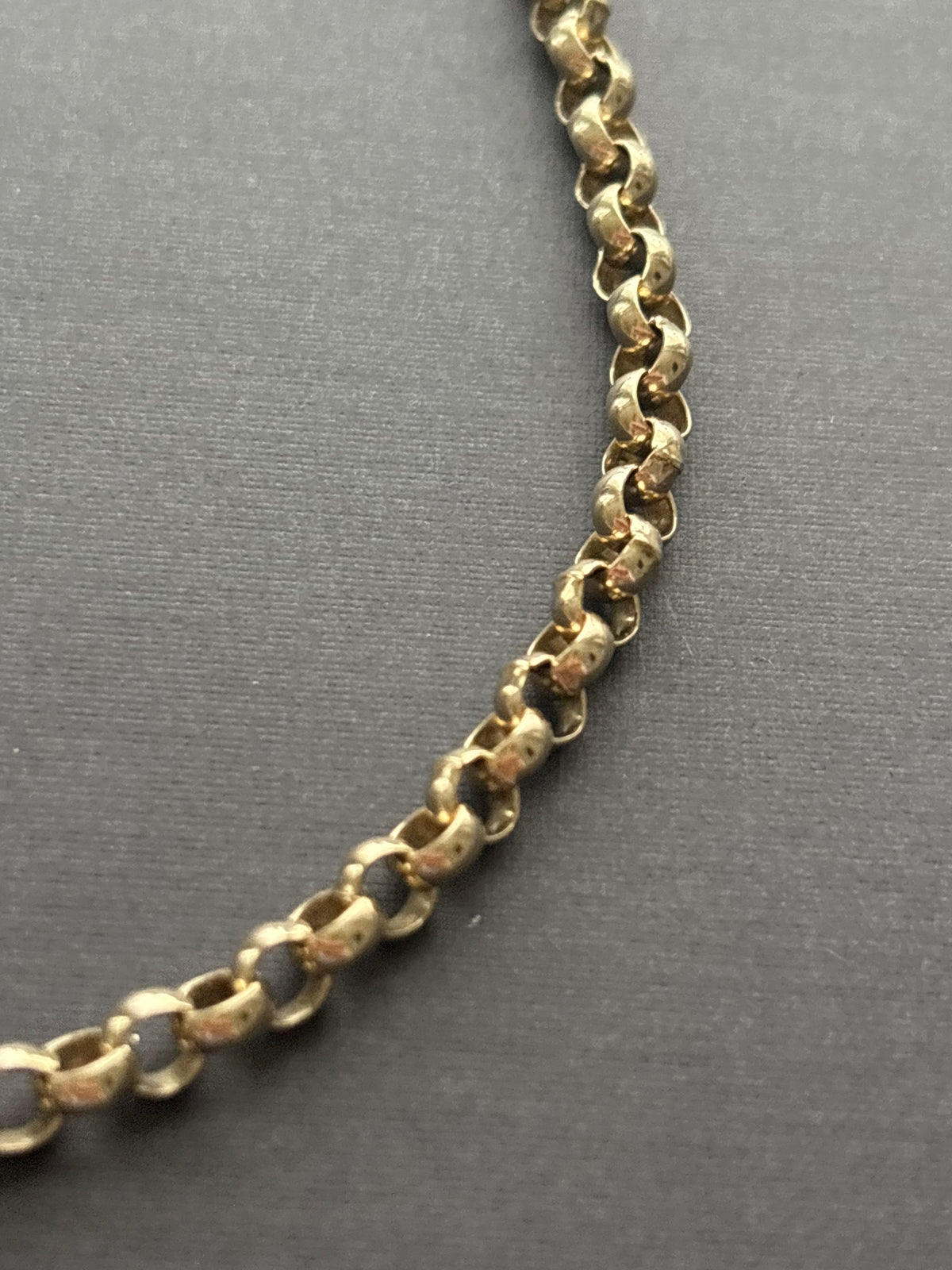 Vintage 9k Gold Belcher Chain