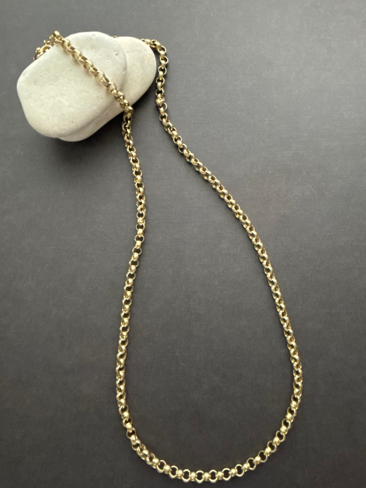 Vintage 9k Gold Belcher Chain