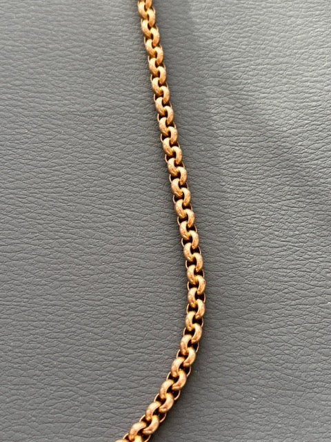 9k Gold Large Belcher/ Rolo LInk Chain