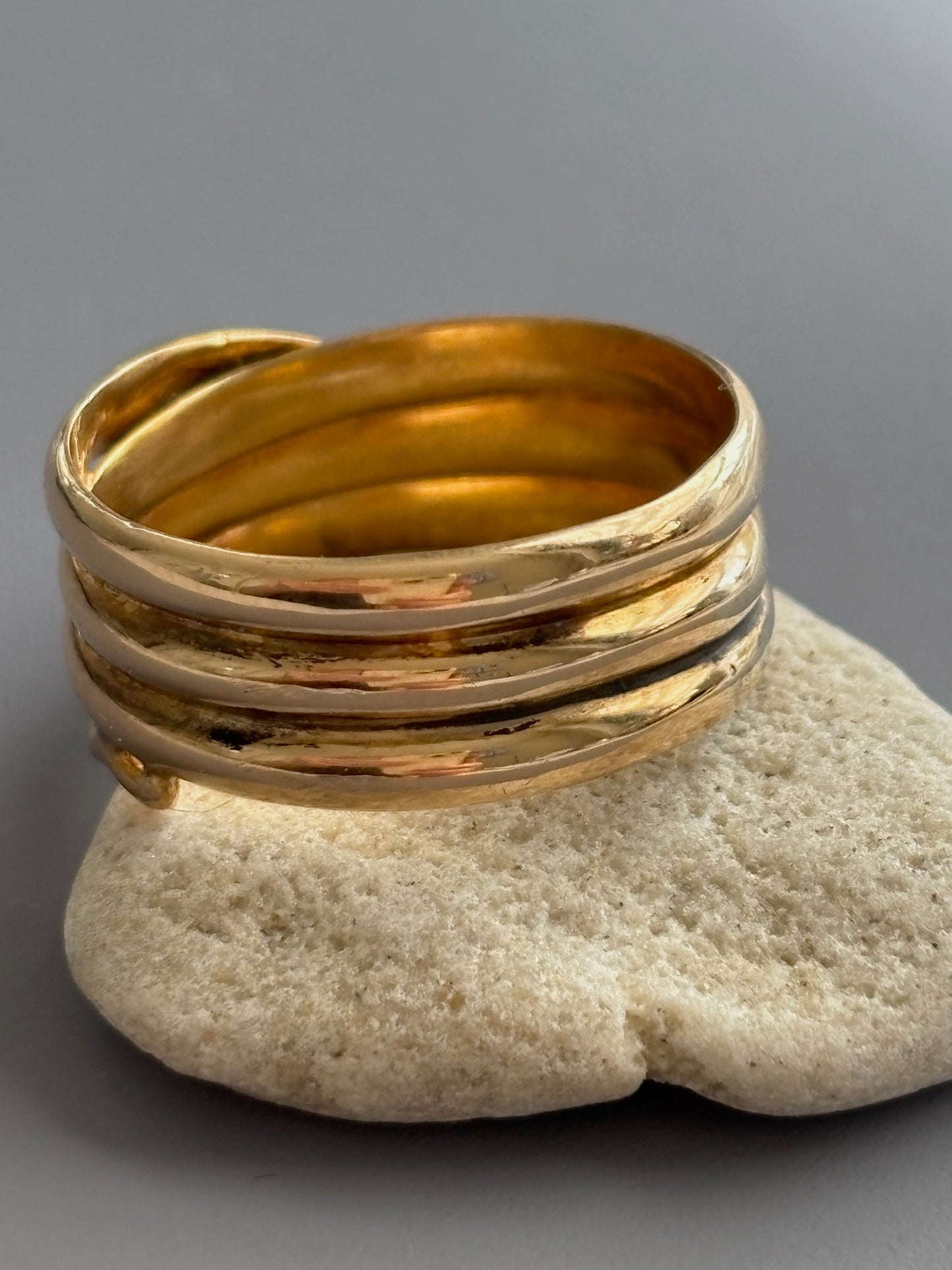 Antique British 18k 18ct  Gold Snake Ring