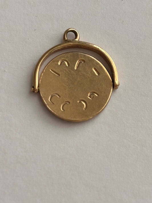 Vintage 1961-62 Good Luck Spinner in 9k Gold