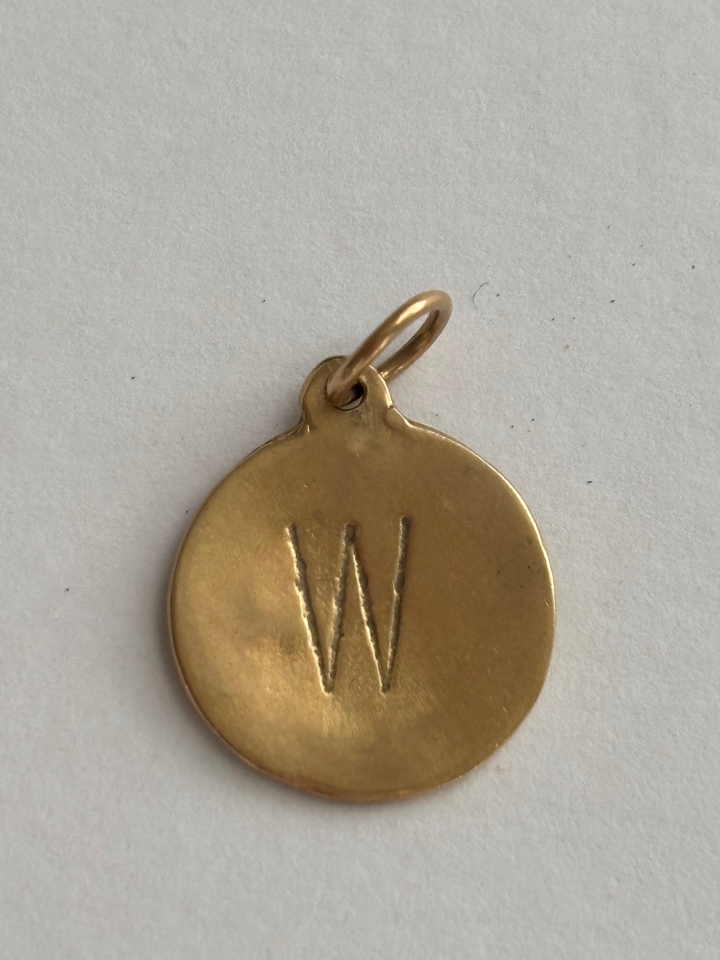 Helen Ficalora Letter W Charm in 14K