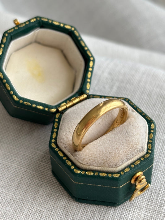 Antique 1915 18k Gold Band Ring by Ti*f*ny