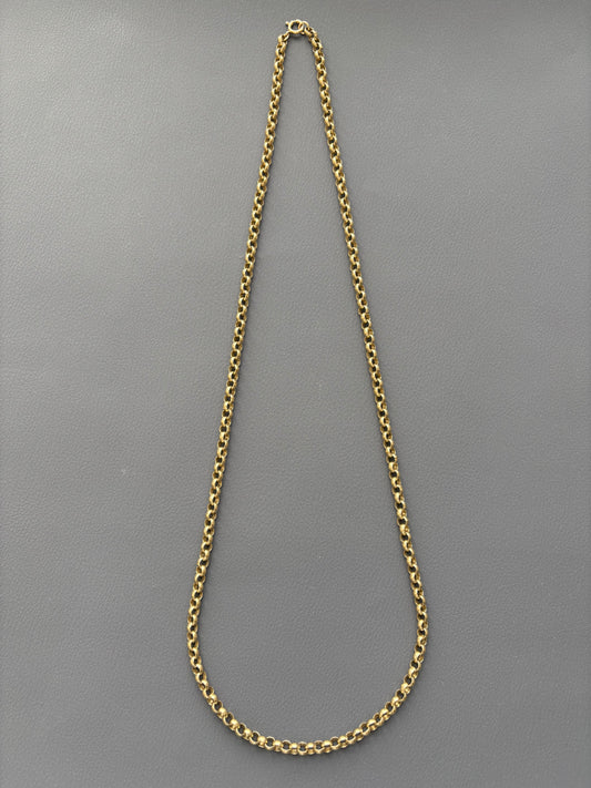 Vintage 9k Gold Belcher Chain
