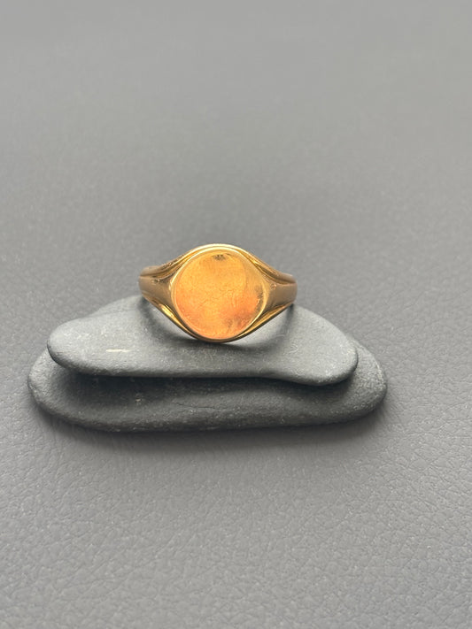 Antique 18k Gold Signet Ring